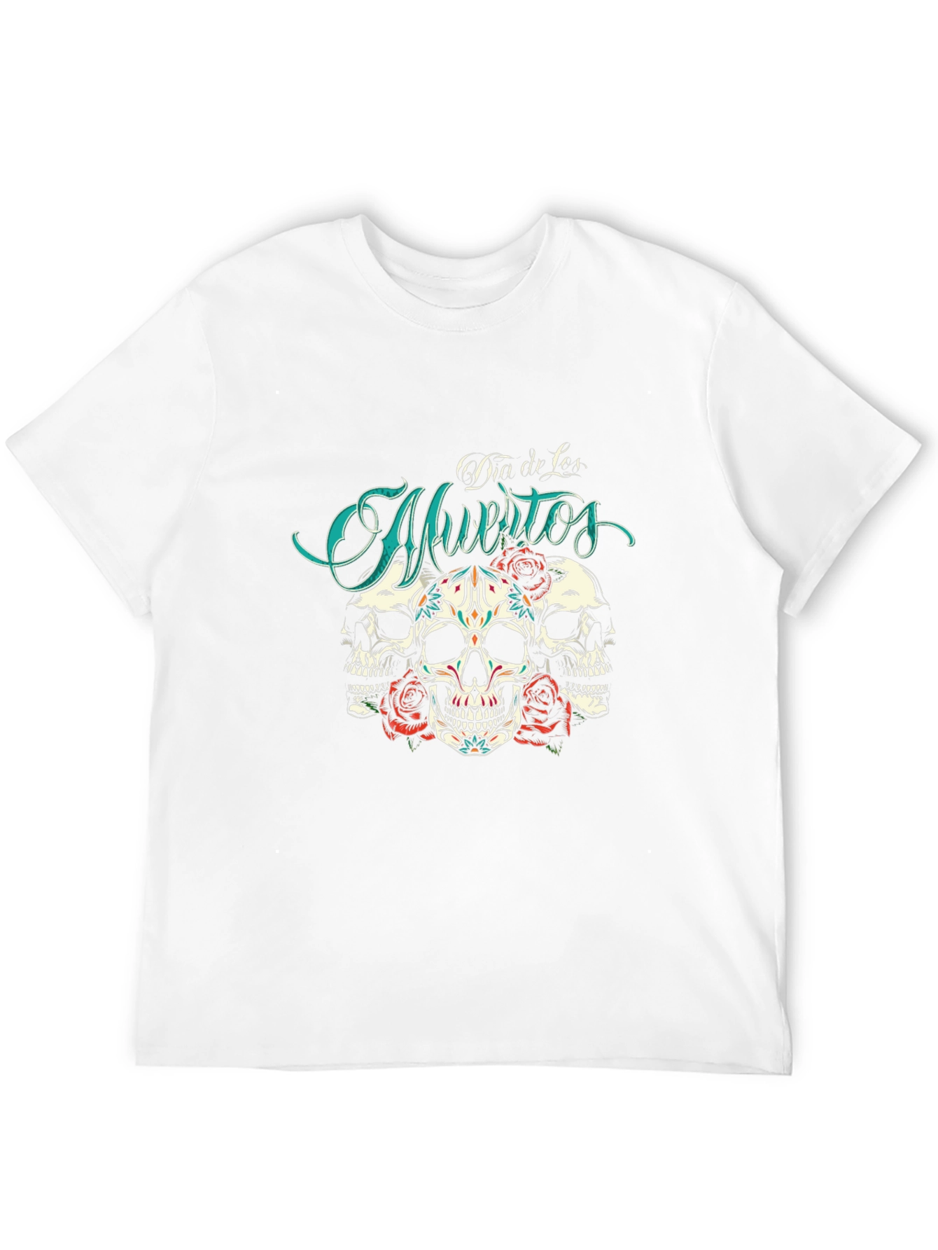 Dia de Muertos Skull Rose T-Shirt