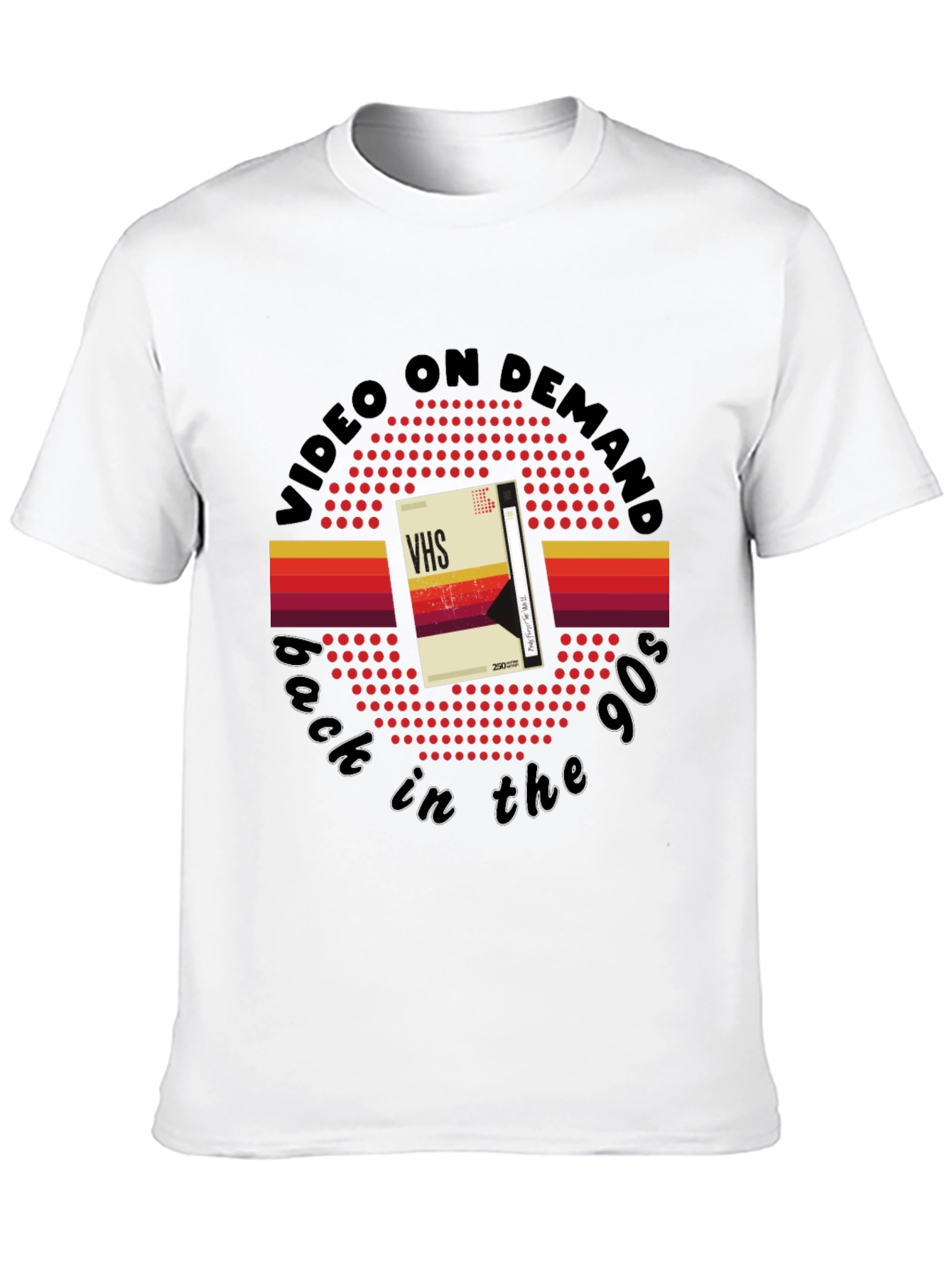 Retro VHS Cassette T-Shirt - 90s Throwback Tee