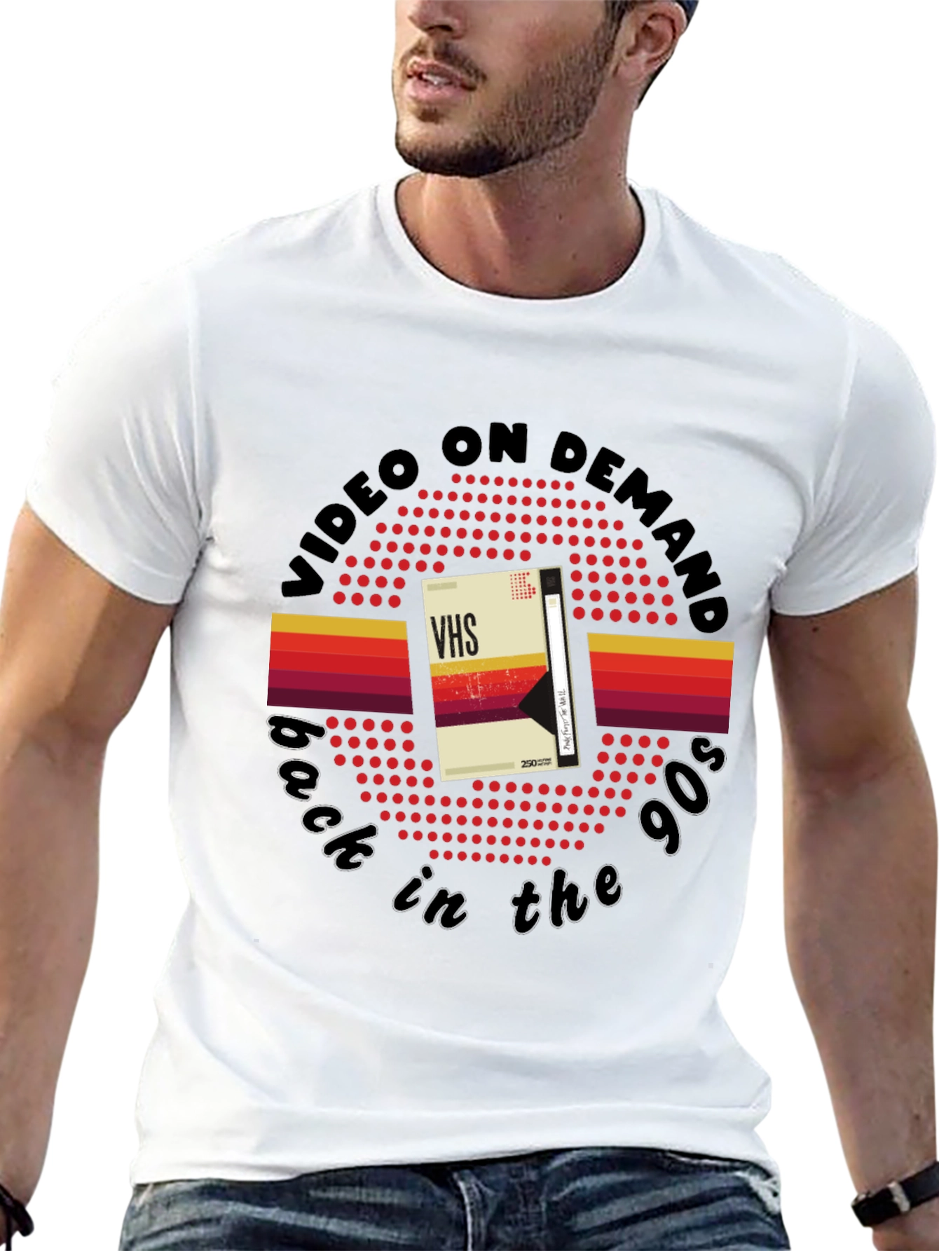 Retro VHS Cassette T-Shirt - 90s Throwback Tee