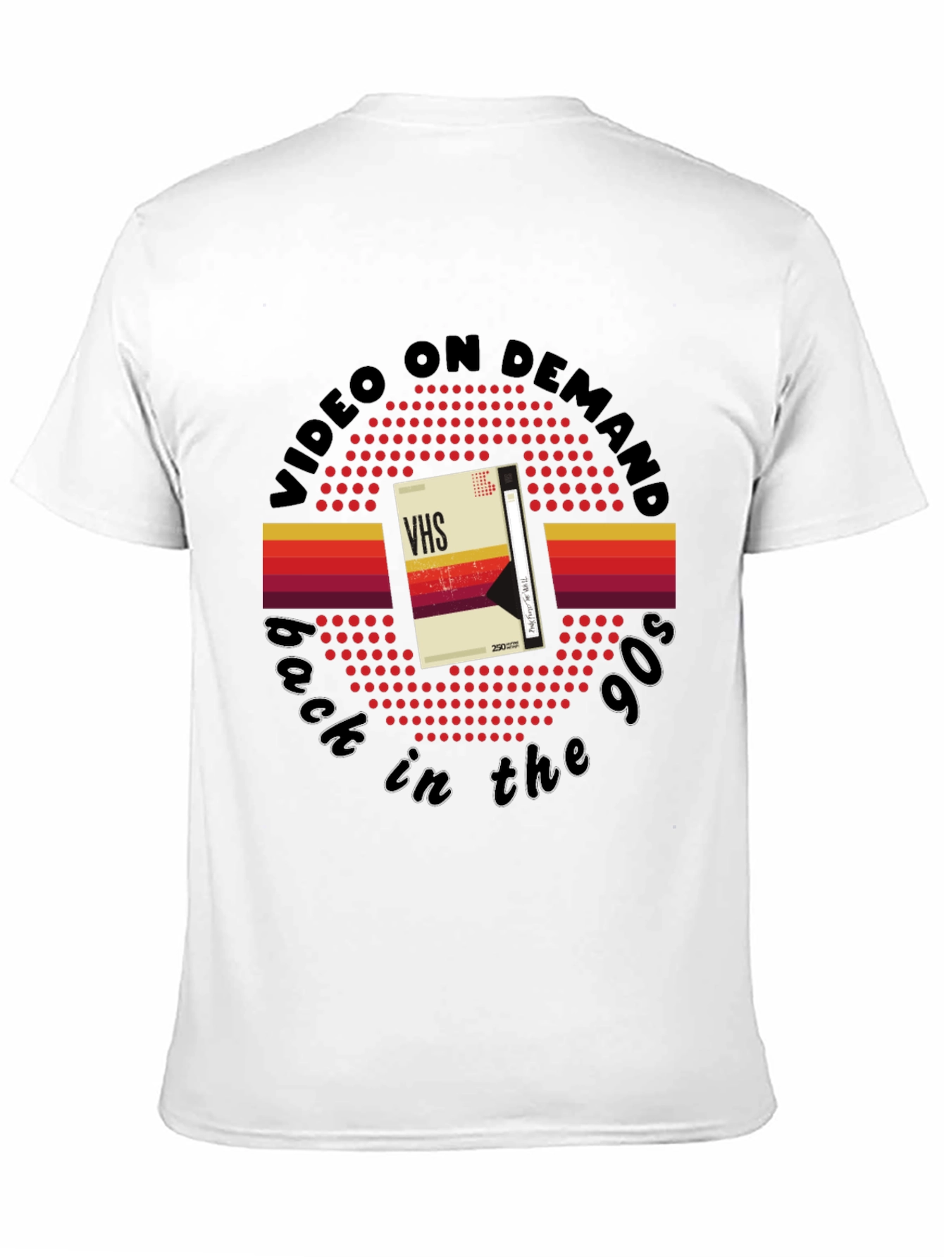 Retro VHS Cassette T-Shirt - 90s Throwback Tee