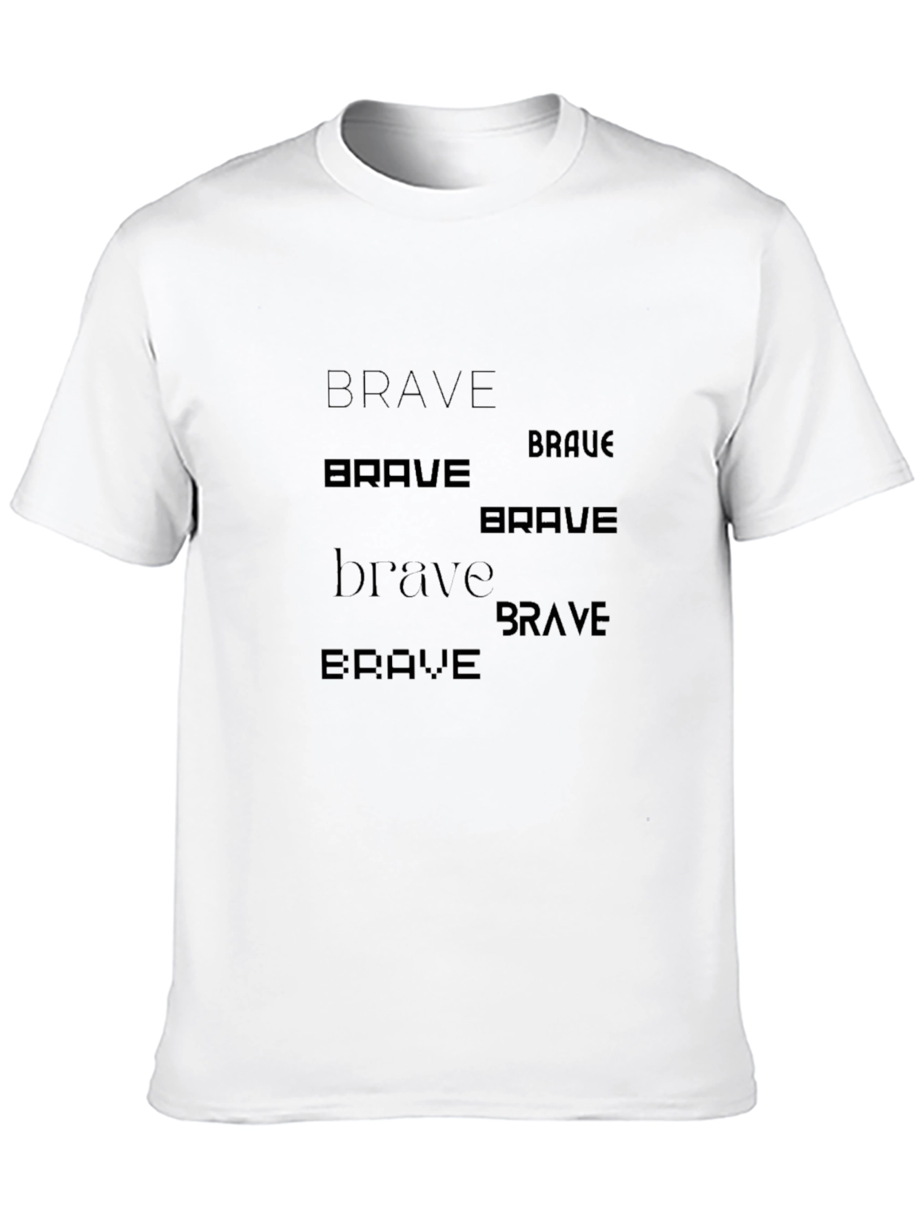 Brave Graphic Tee - Dark Design