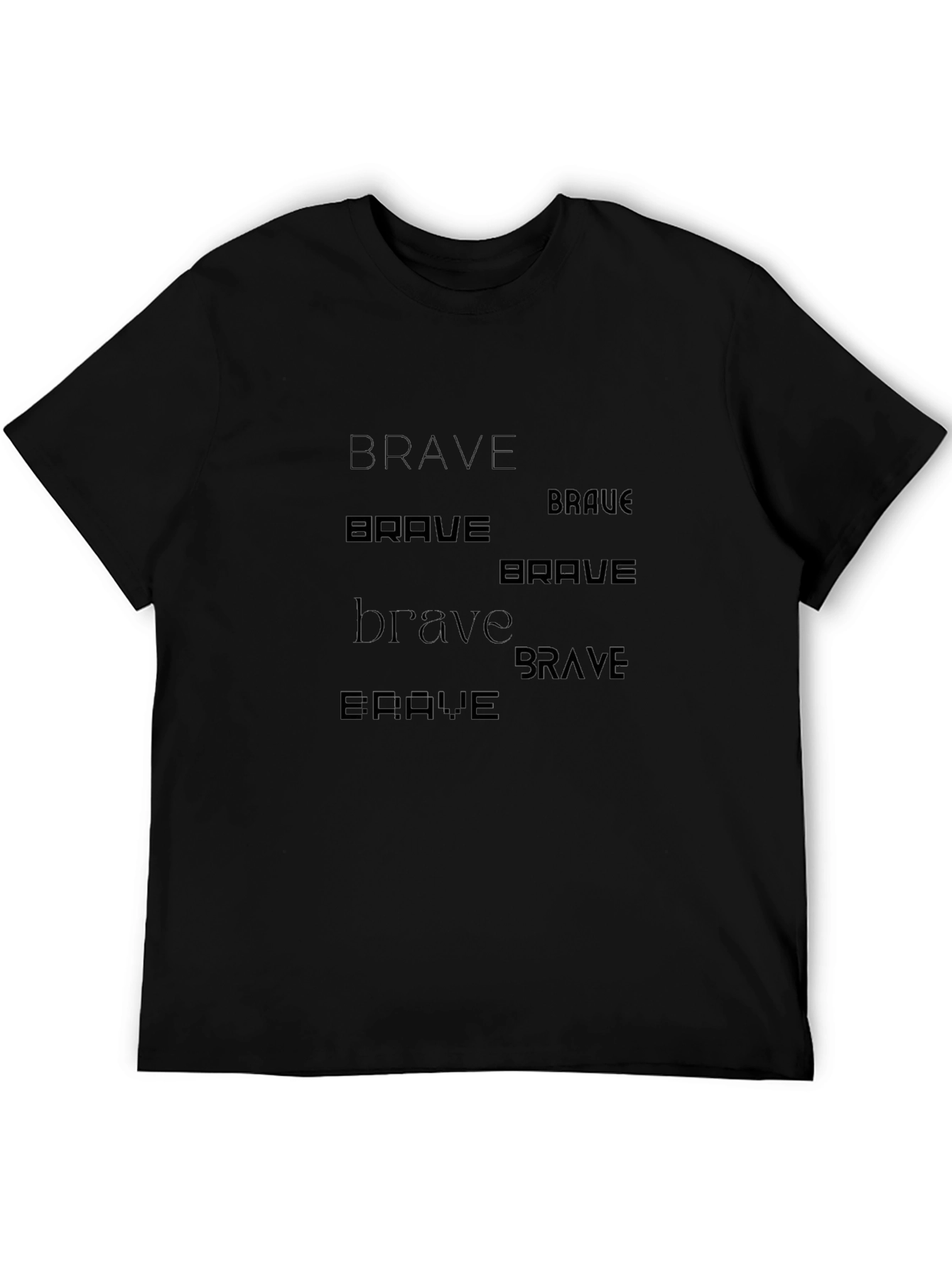 Brave Graphic Tee - Dark Design