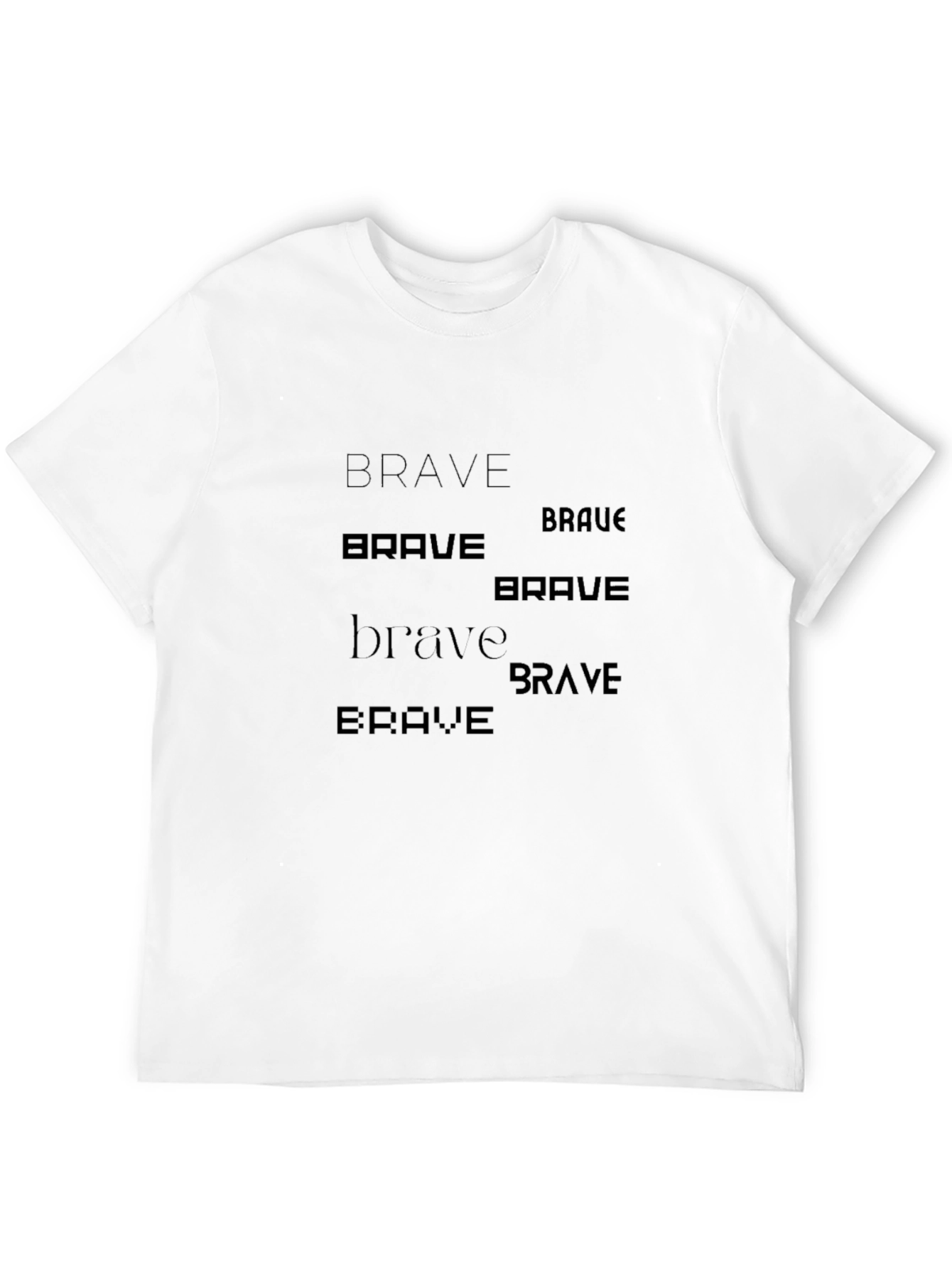 Brave Graphic Tee - Dark Design