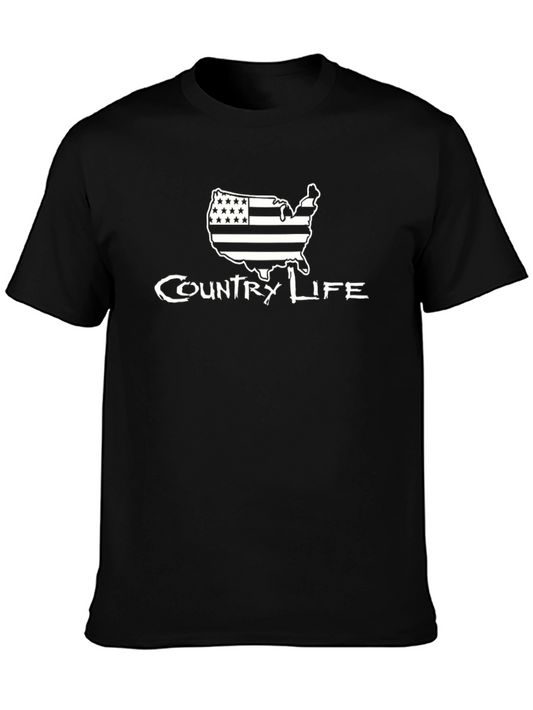Country Life USA Flag Graphic T-Shirt