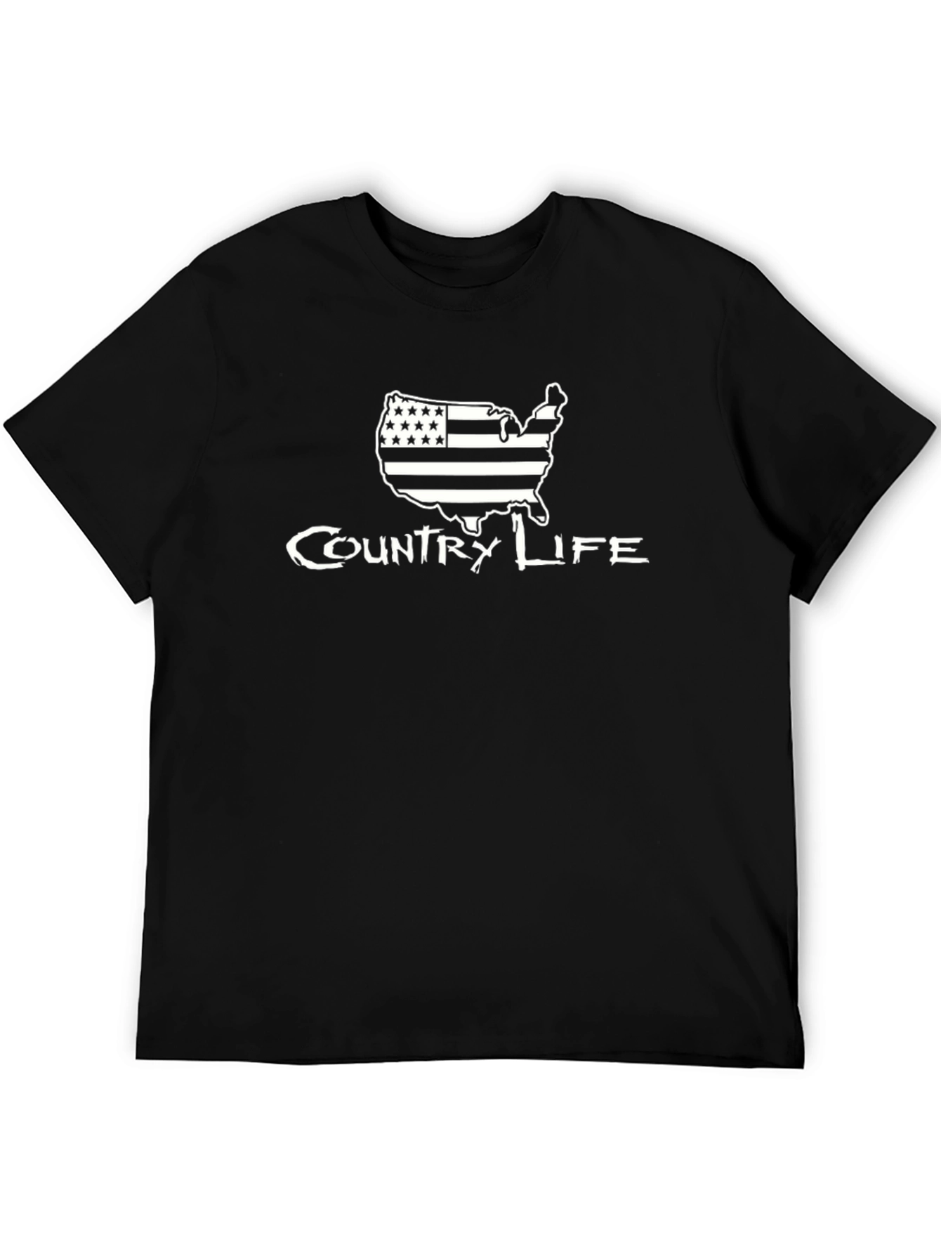 Country Life USA Flag Graphic T-Shirt