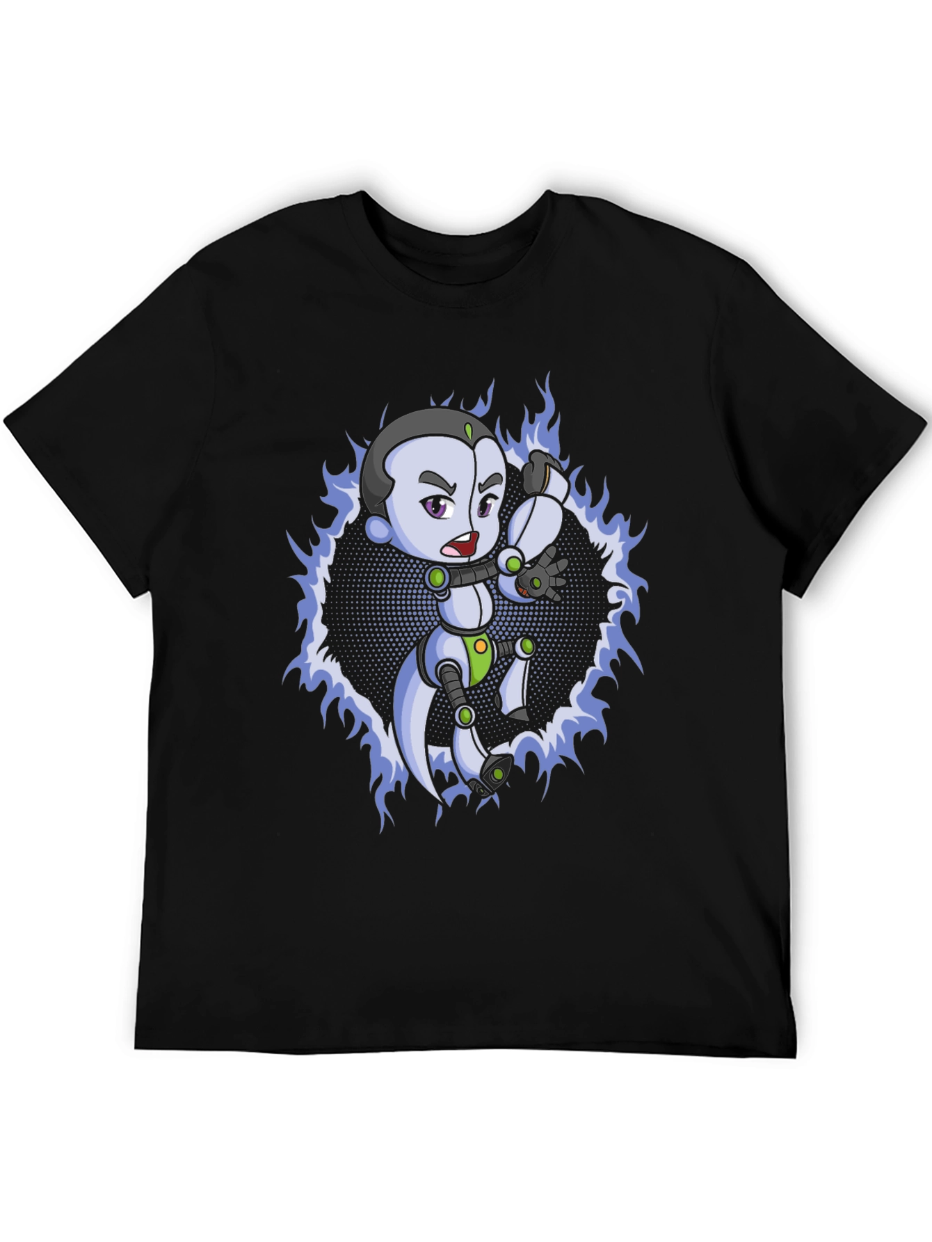 Robot Rage Black T-Shirt