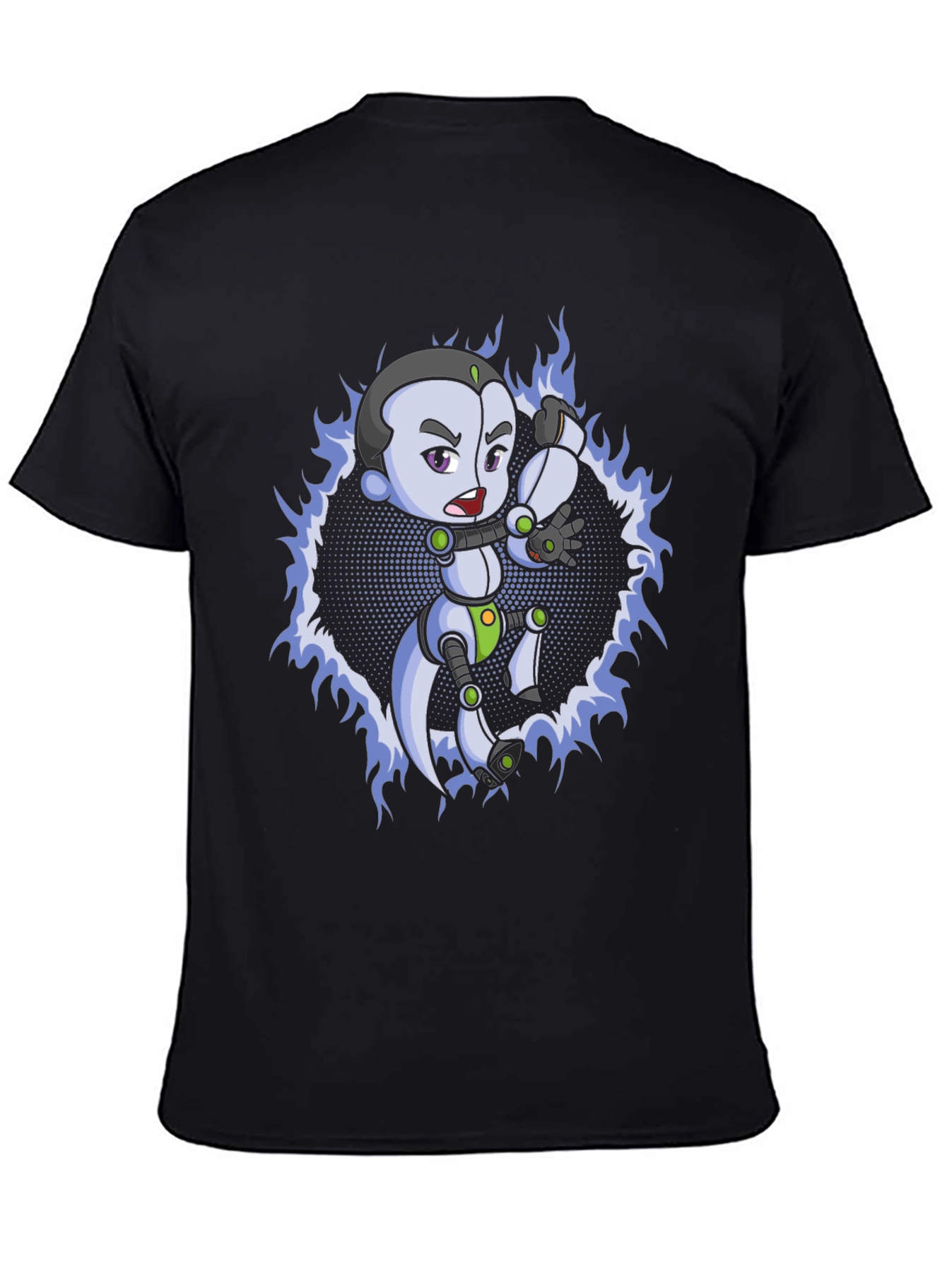Robot Rage Black T-Shirt