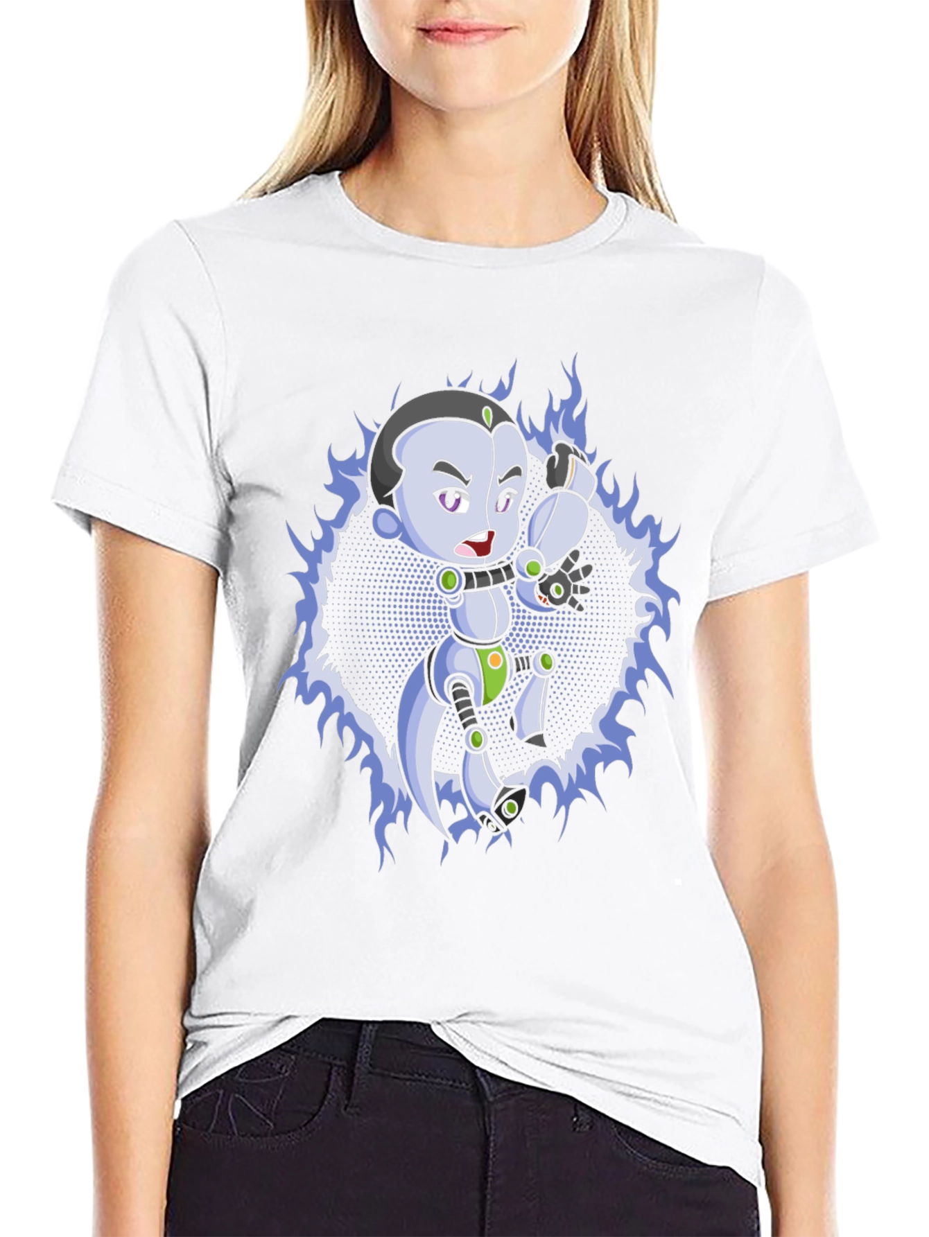 Robot Rage Black T-Shirt