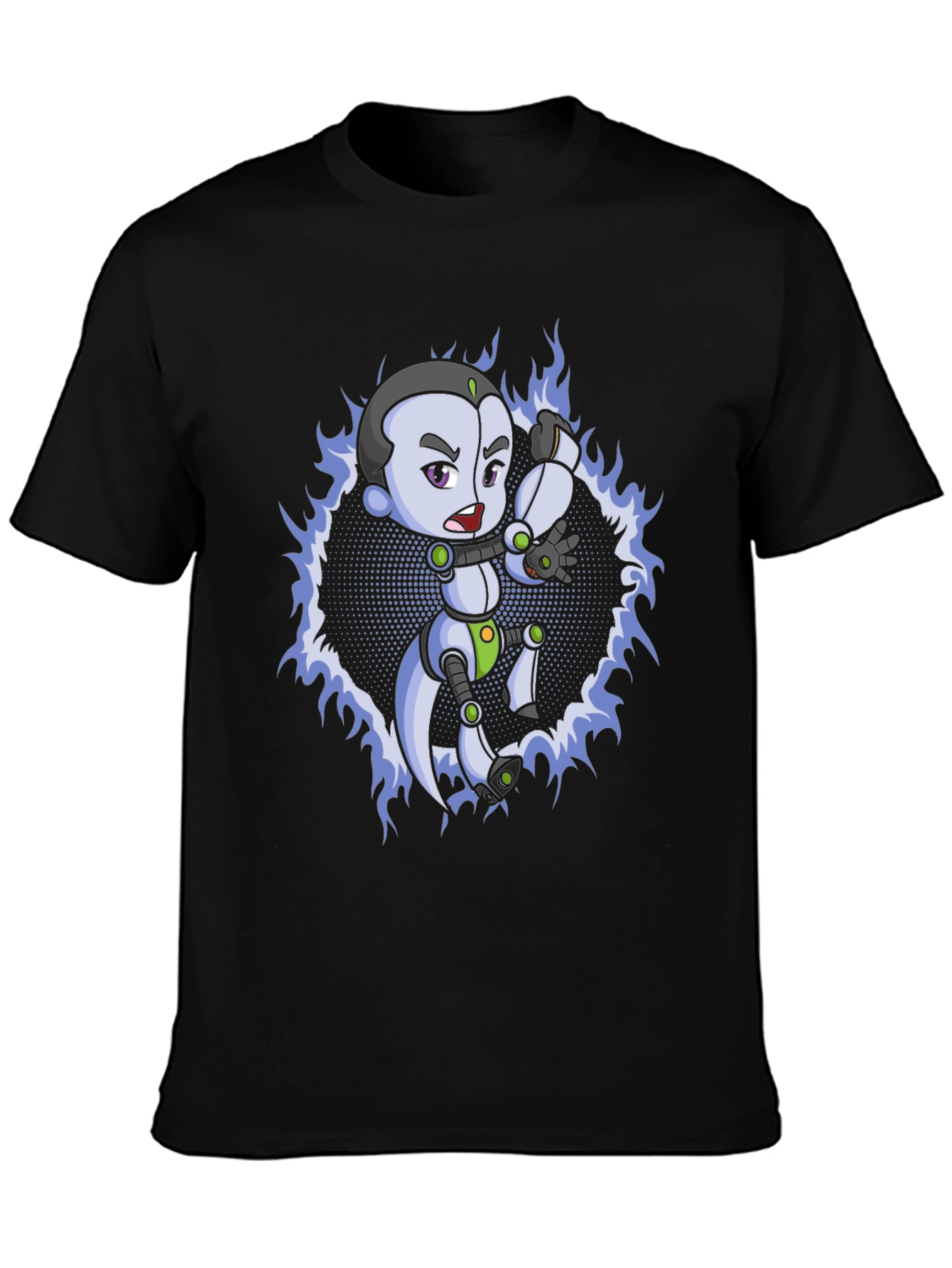Robot Rage Black T-Shirt