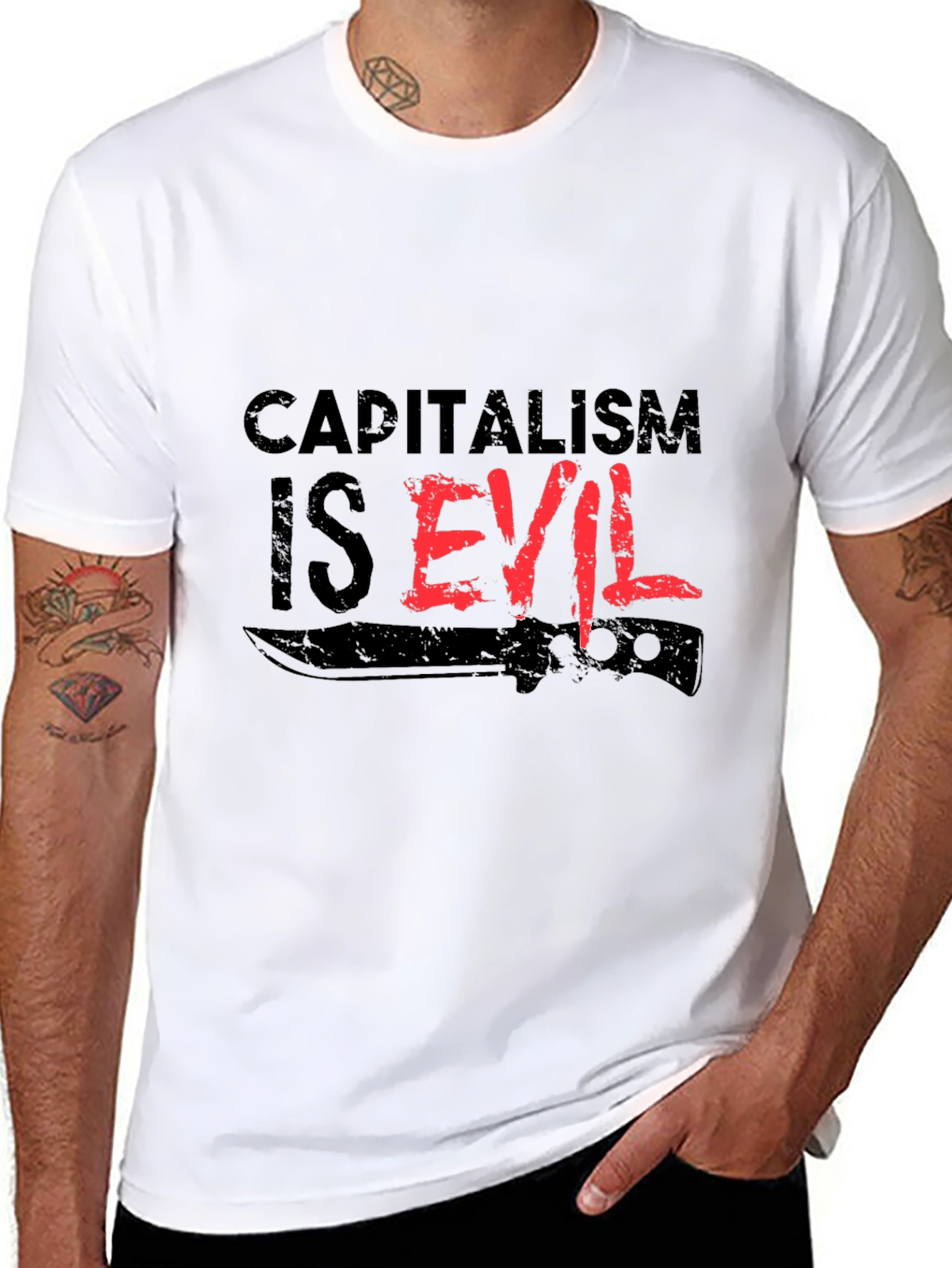 Capitalism Is Evil T-Shirt