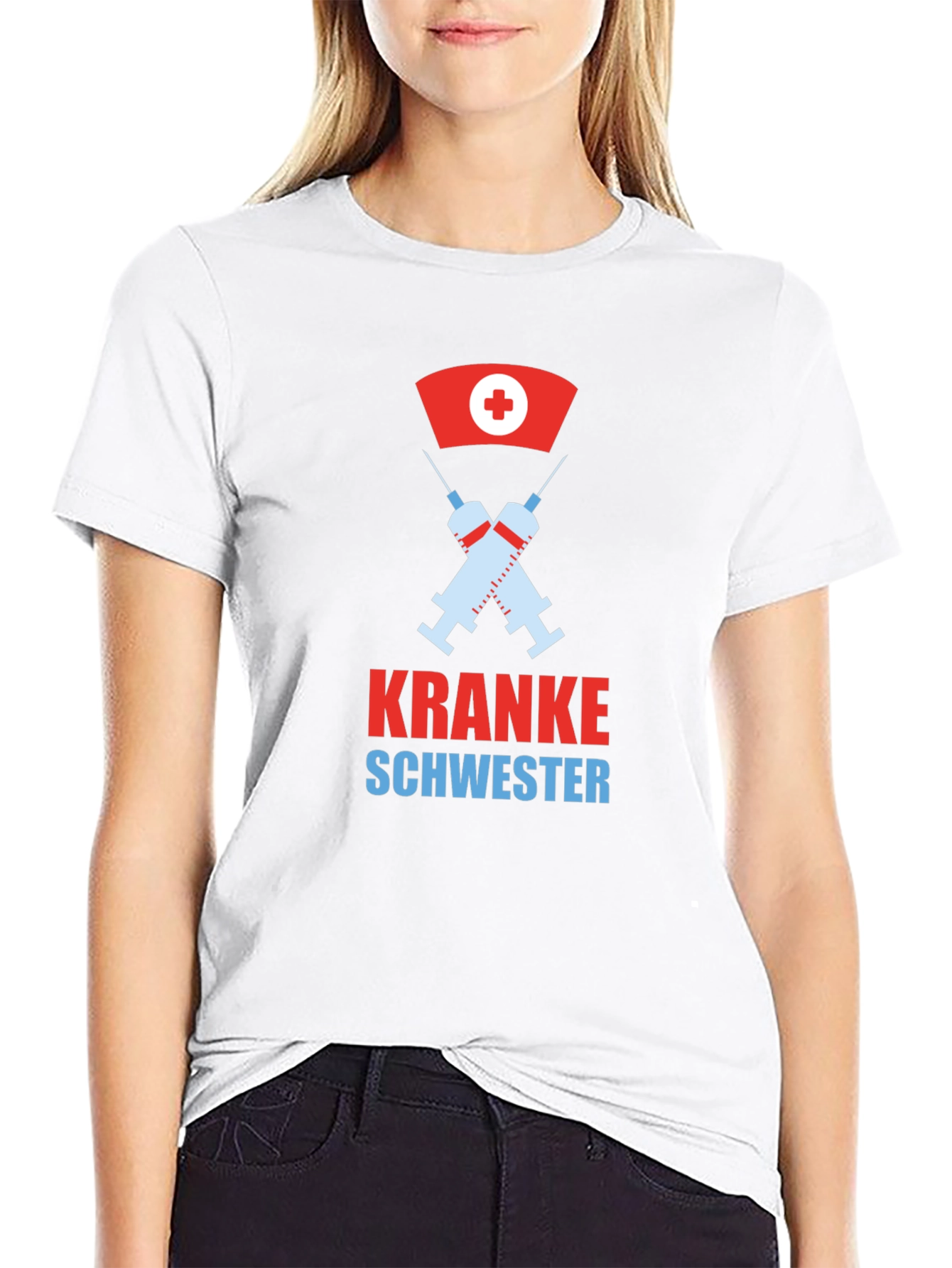 Kranke Schwester Graphic Tee - Novelty Nurse Shirt