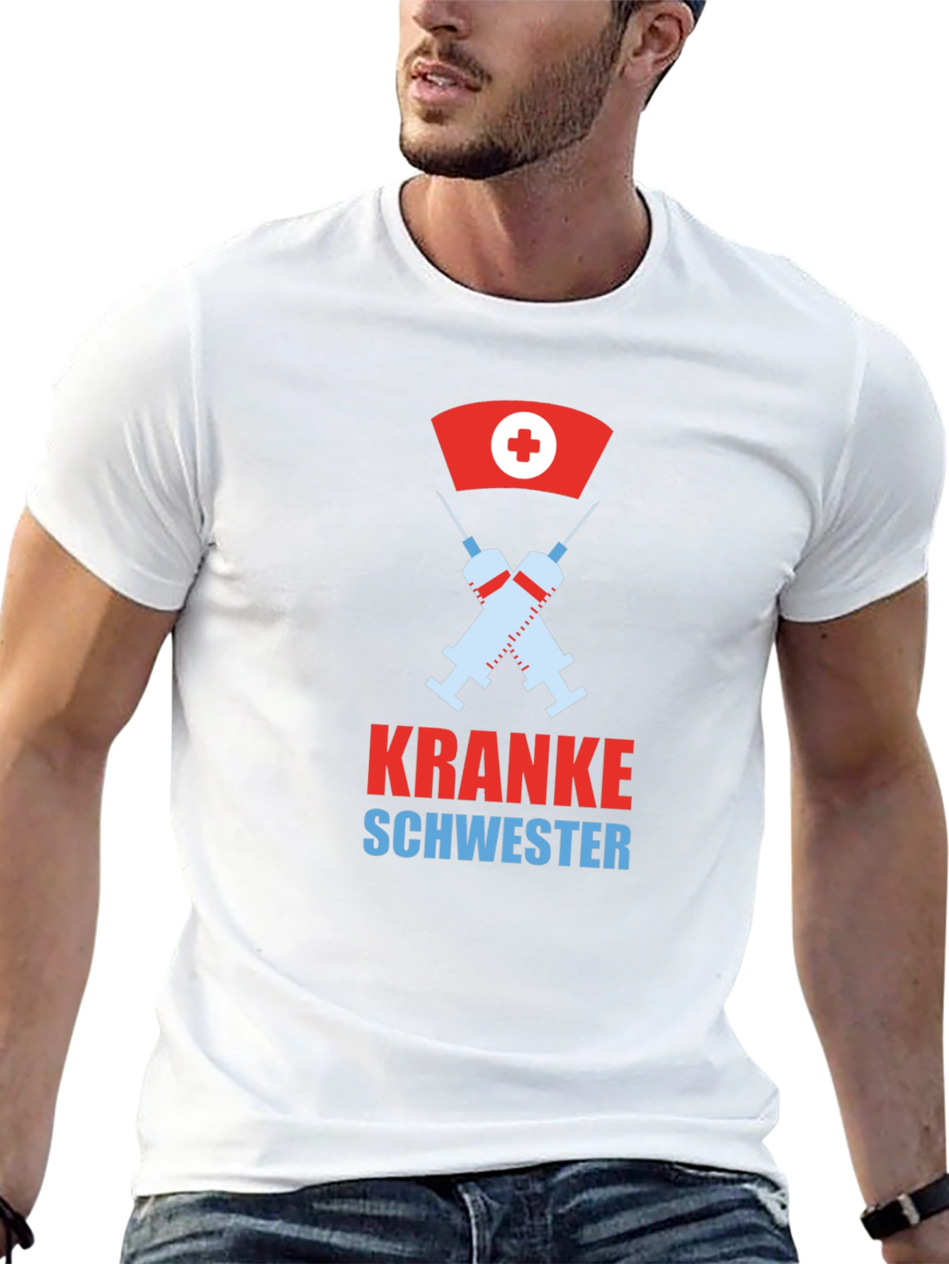 Kranke Schwester Graphic Tee - Novelty Nurse Shirt