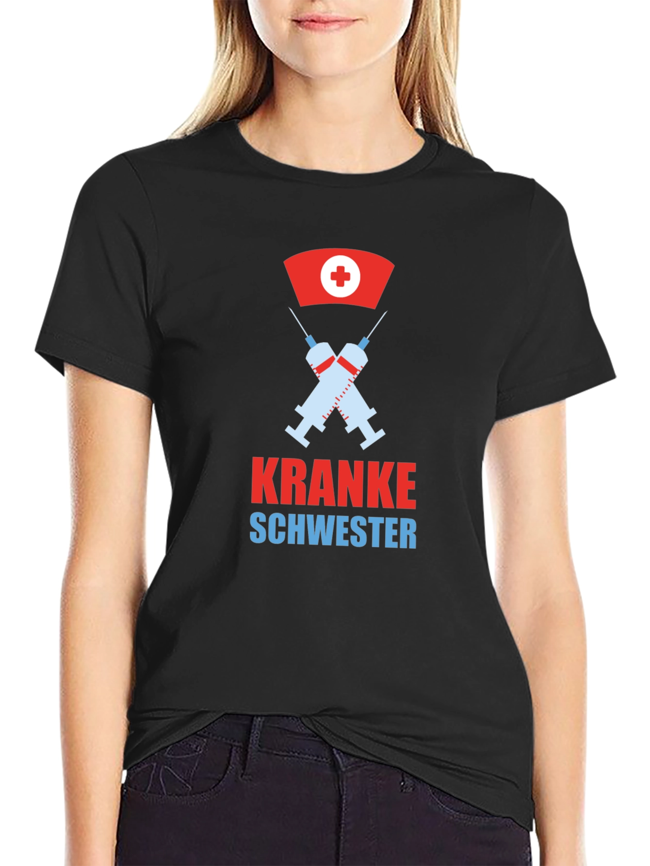 Kranke Schwester Graphic Tee - Novelty Nurse Shirt