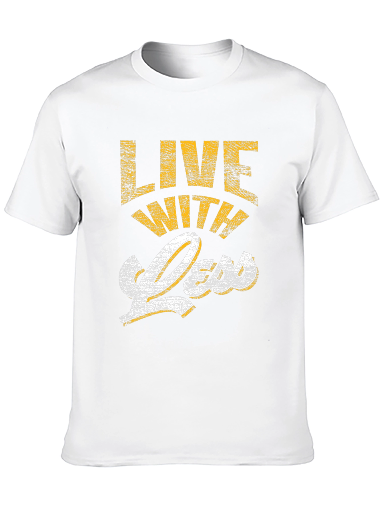 Live With Less Graphic Tee - Black