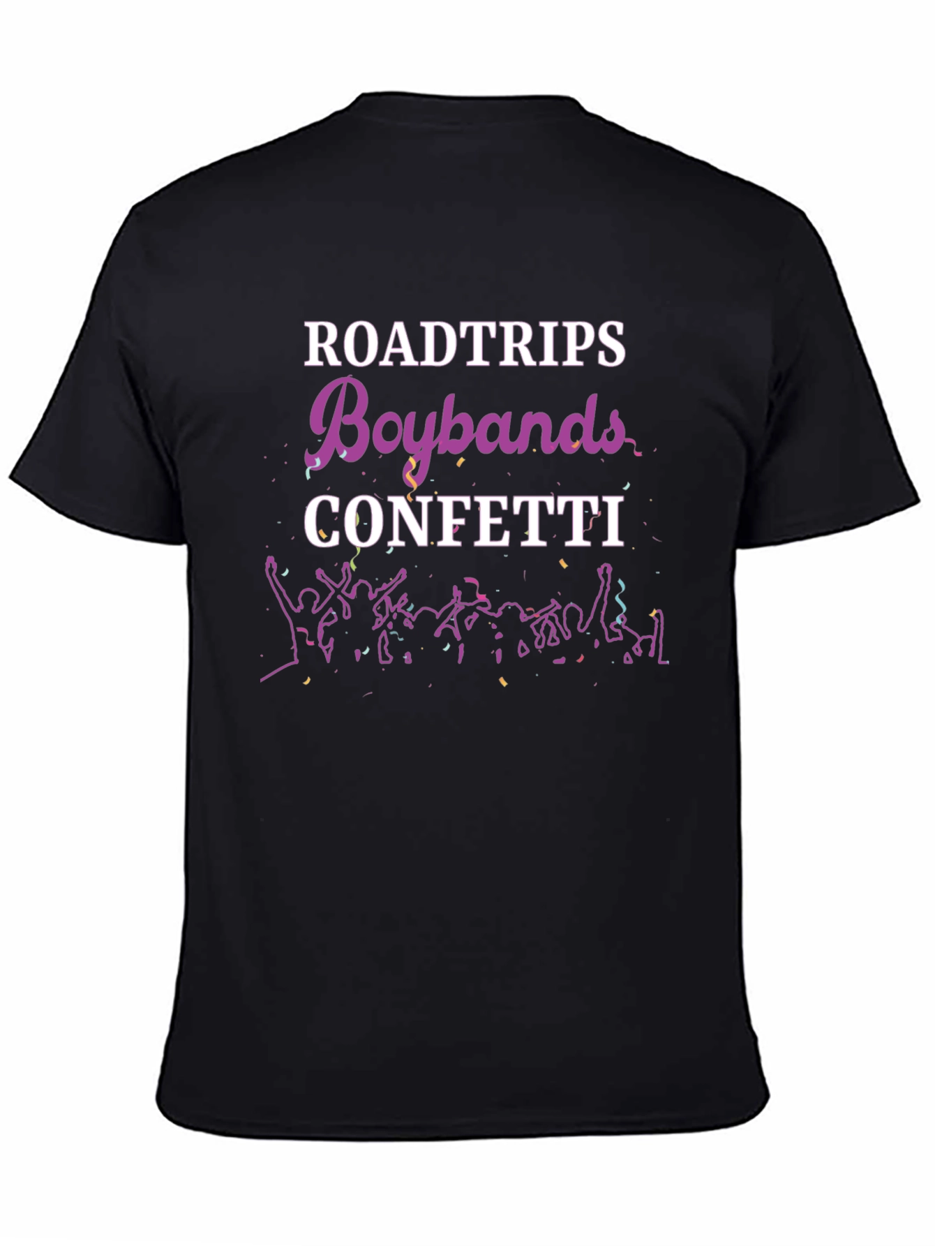 Roadtrips Boybands & Confetti Graphic Tee