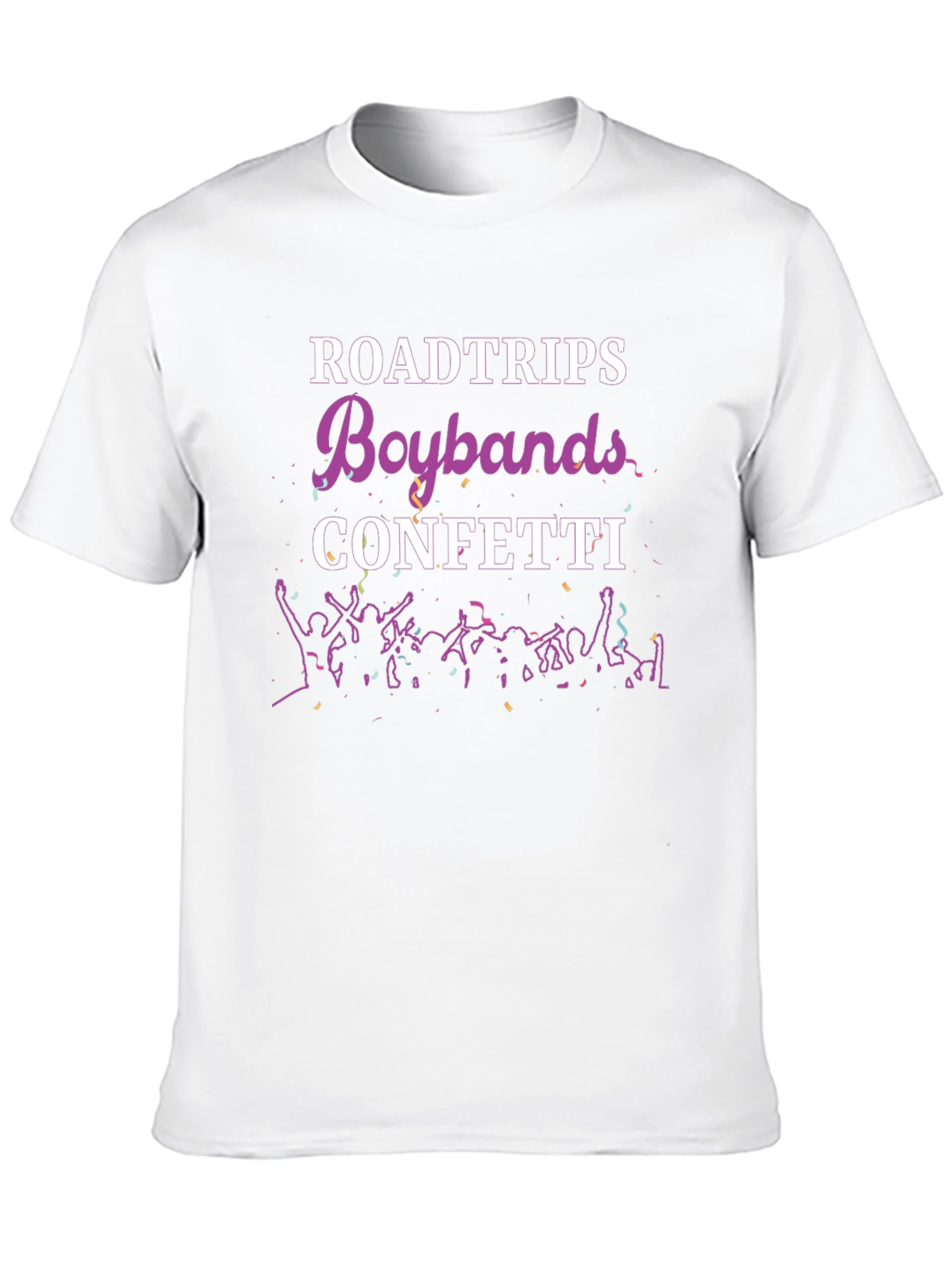 Roadtrips Boybands & Confetti Graphic Tee
