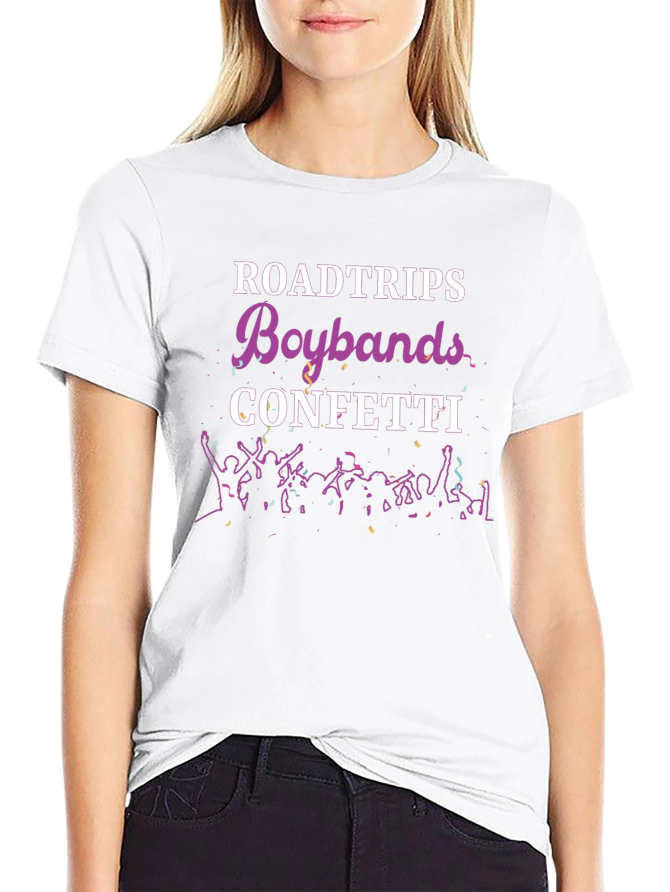 Roadtrips Boybands & Confetti Graphic Tee