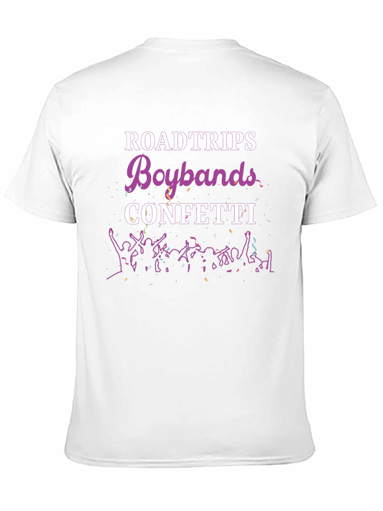Roadtrips Boybands & Confetti Graphic Tee
