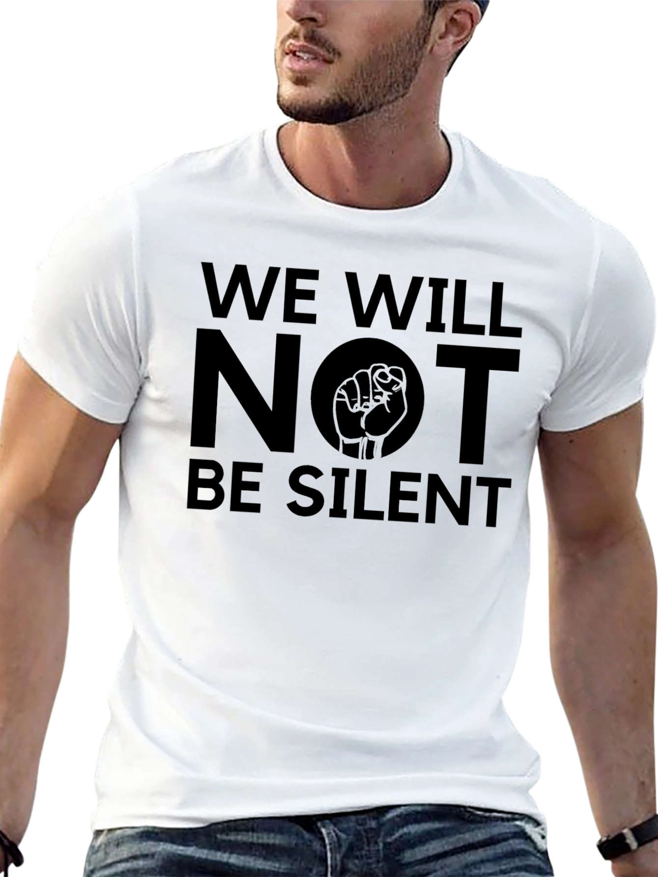 We Will Not Be Silent Graphic Tee