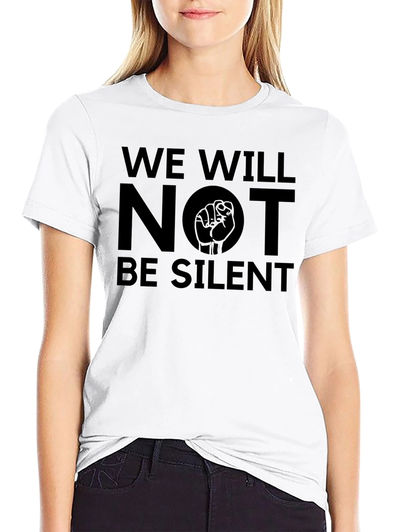We Will Not Be Silent Graphic Tee