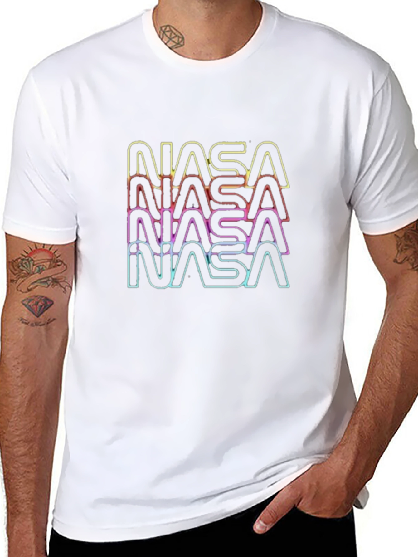 Retro NASA T-Shirt - Space Exploration Tee