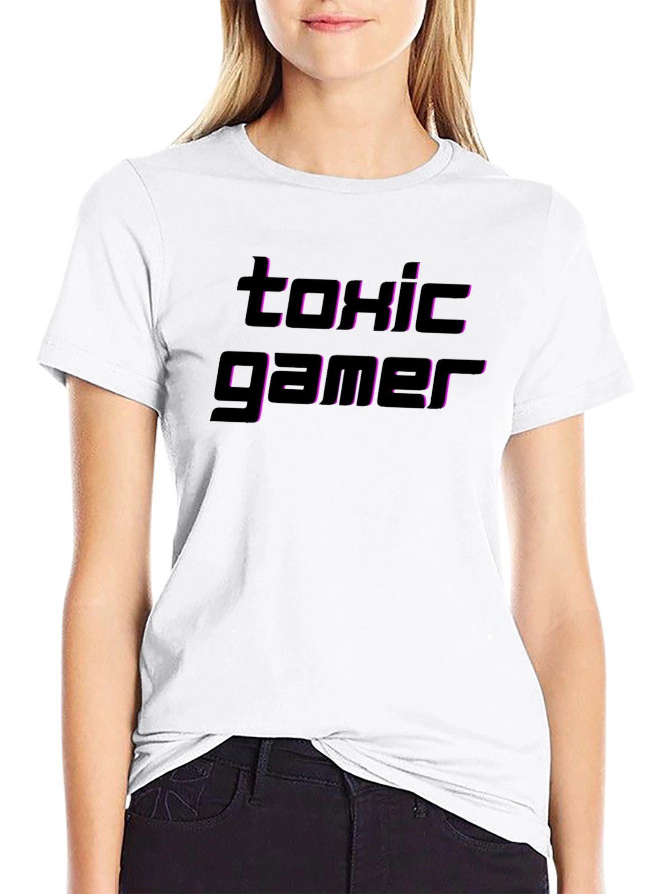 Toxic Gamer T-Shirt - Black Graphic Tee