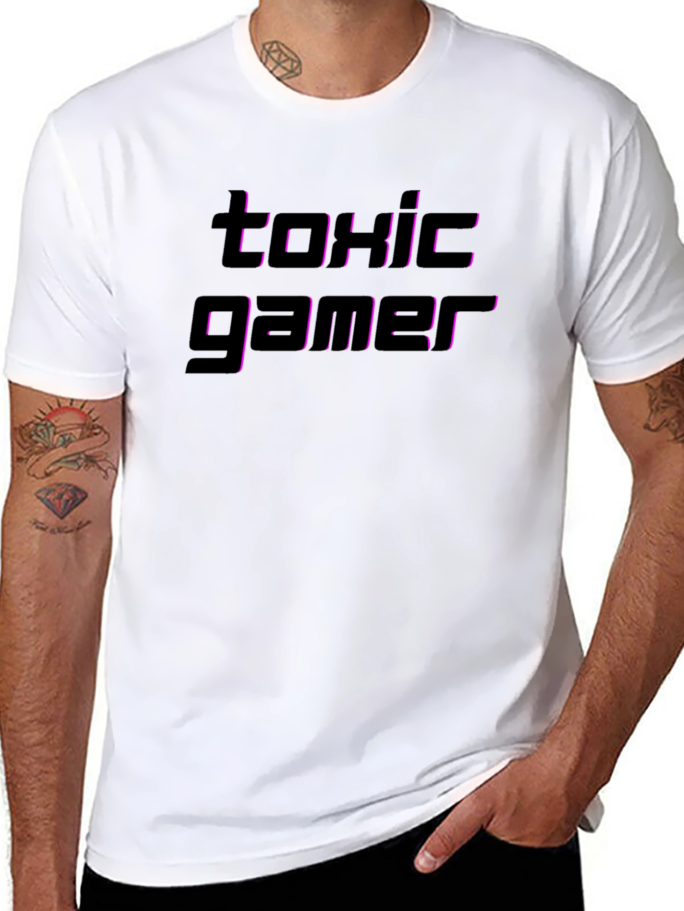 Toxic Gamer T-Shirt - Black Graphic Tee