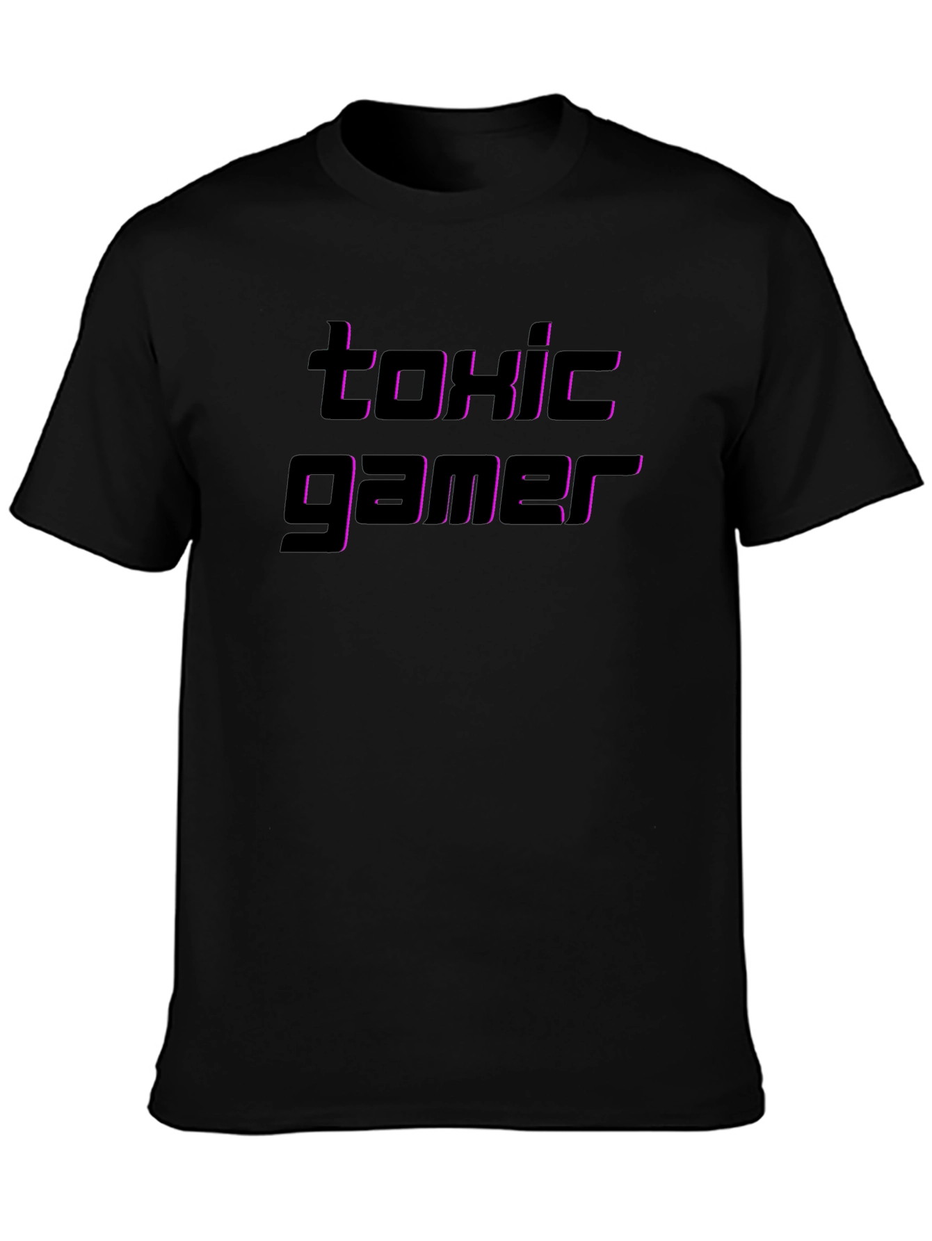 Toxic Gamer T-Shirt - Black Graphic Tee