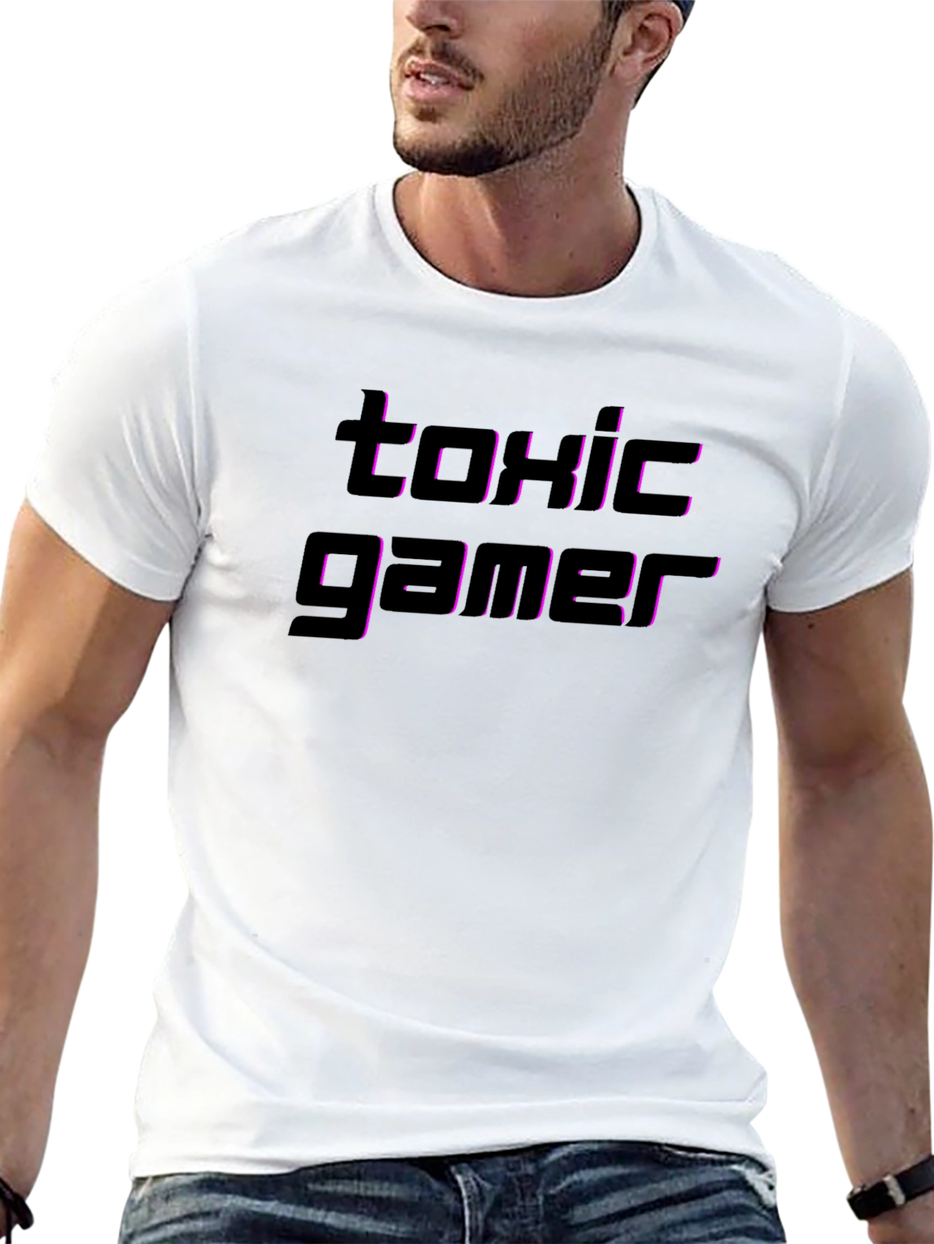 Toxic Gamer T-Shirt - Black Graphic Tee