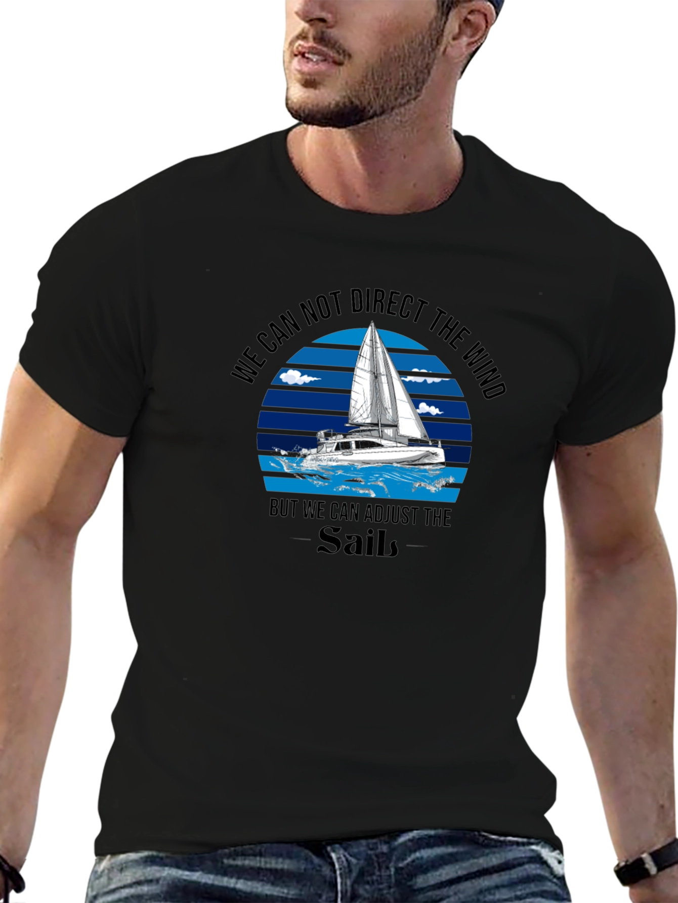 Sailboat Graphic T-Shirt: Adjust the Sails