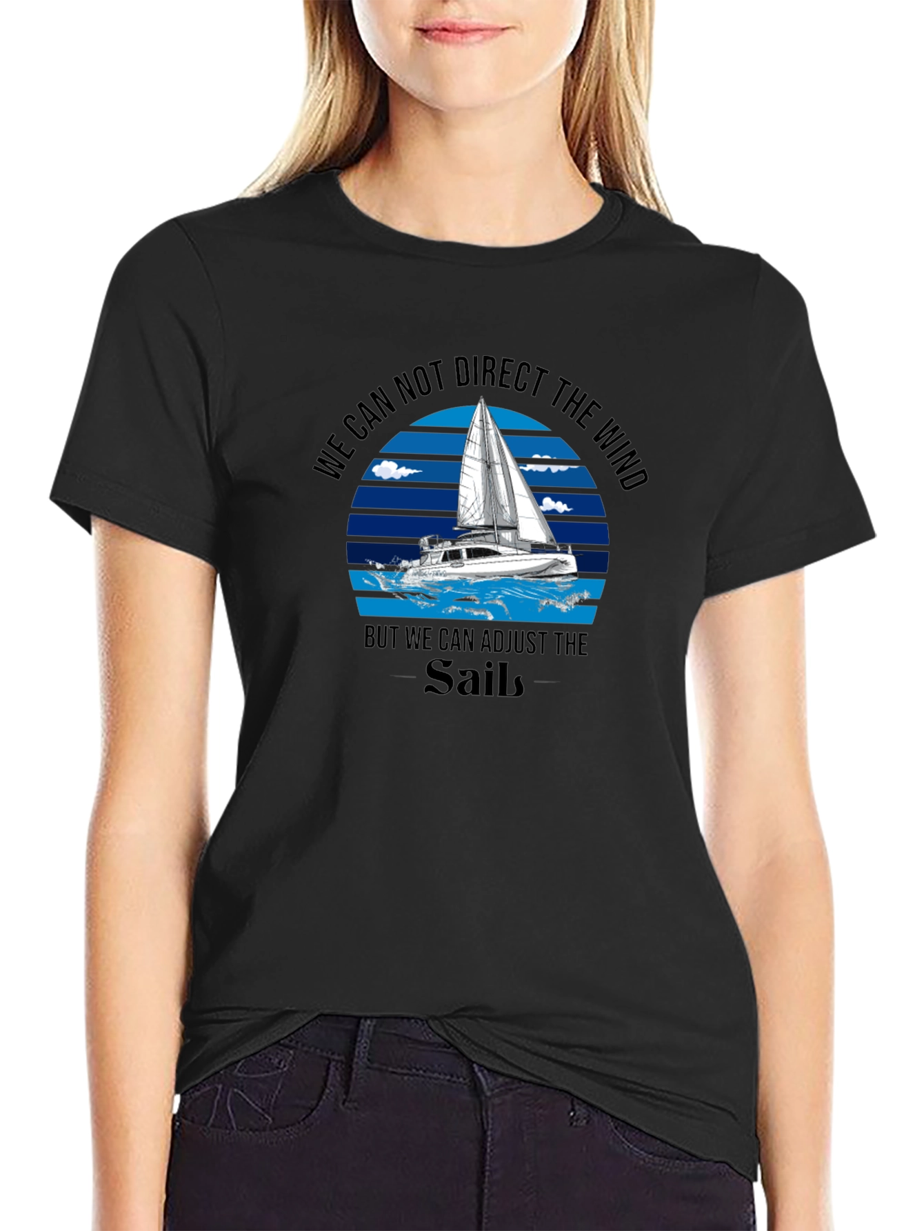 Sailboat Graphic T-Shirt: Adjust the Sails