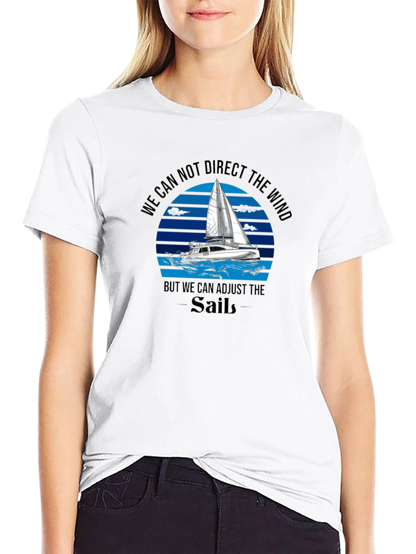 Sailboat Graphic T-Shirt: Adjust the Sails