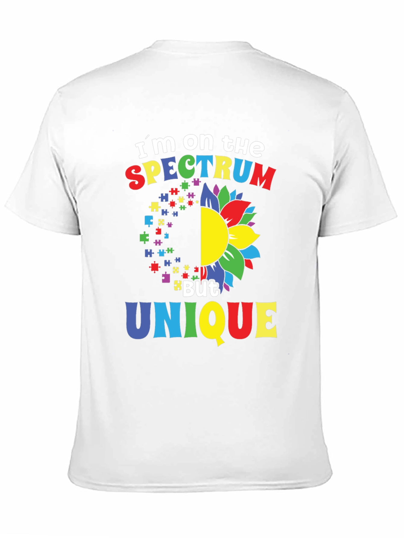 Spectrum Unique T-Shirt - Autism Awareness Design