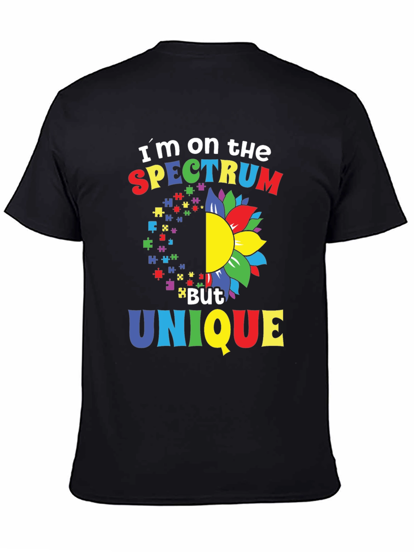 Spectrum Unique T-Shirt - Autism Awareness Design