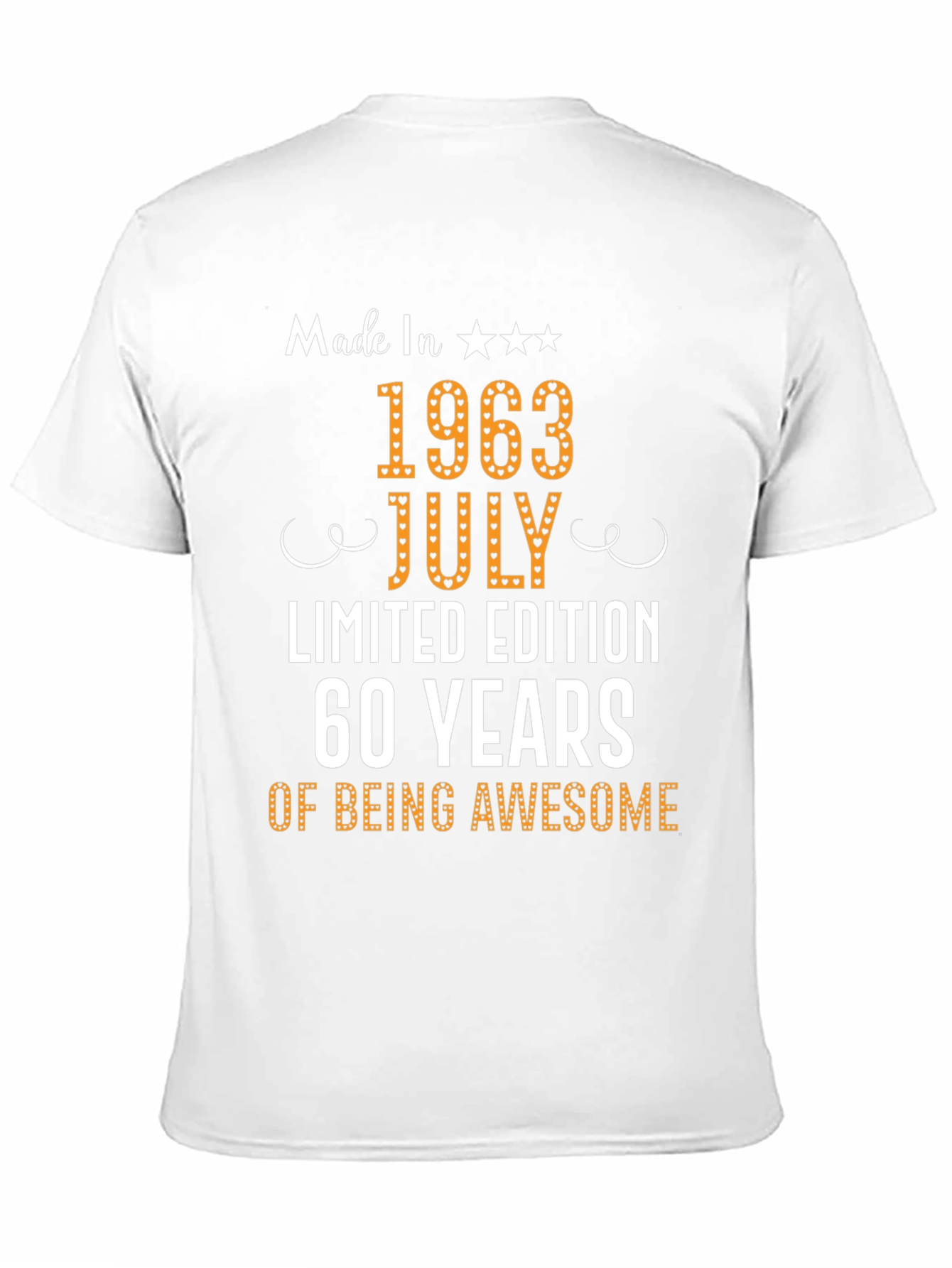 Made in 1963 July T-Shirt - 60 Years Awesome!