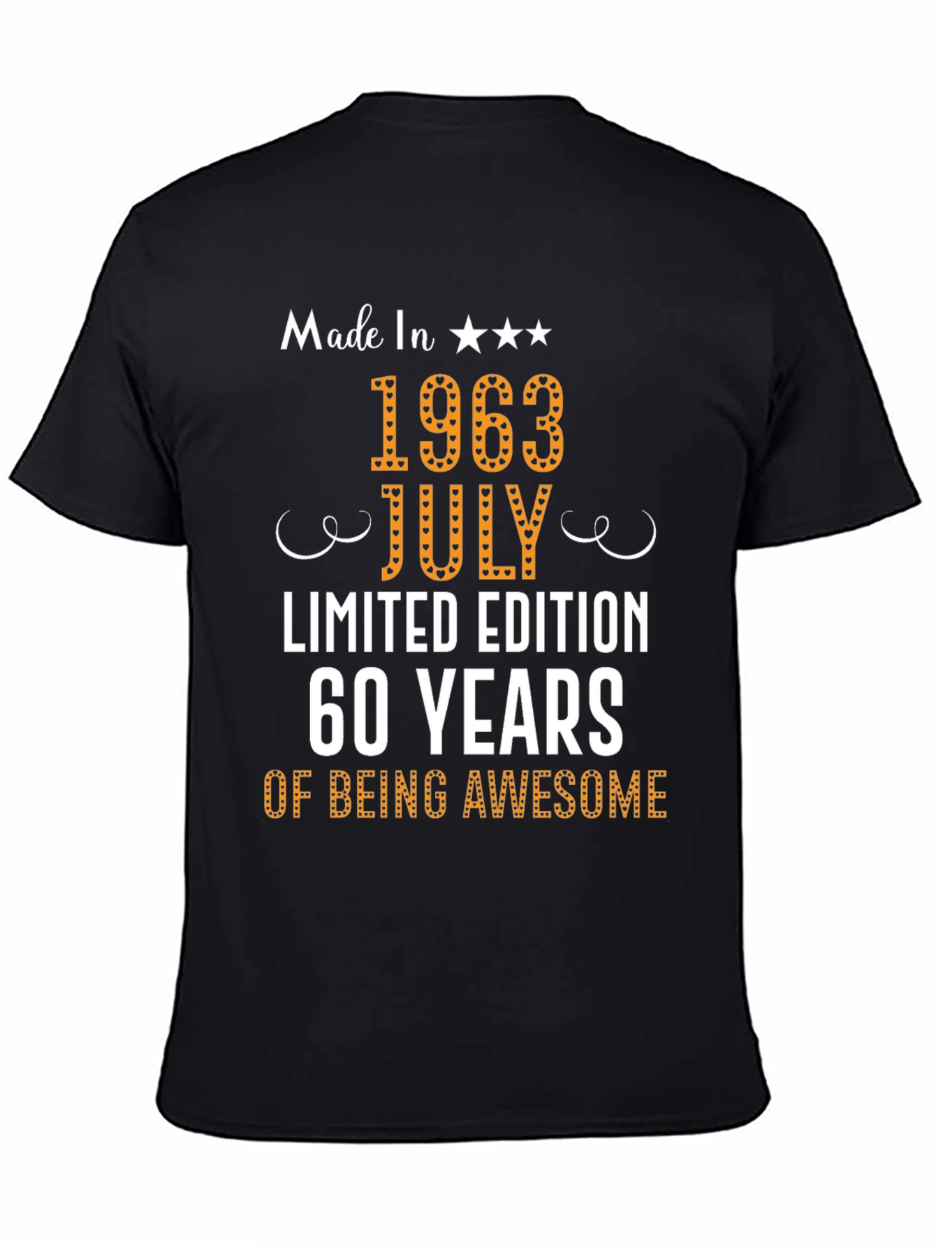 Made in 1963 July T-Shirt - 60 Years Awesome!