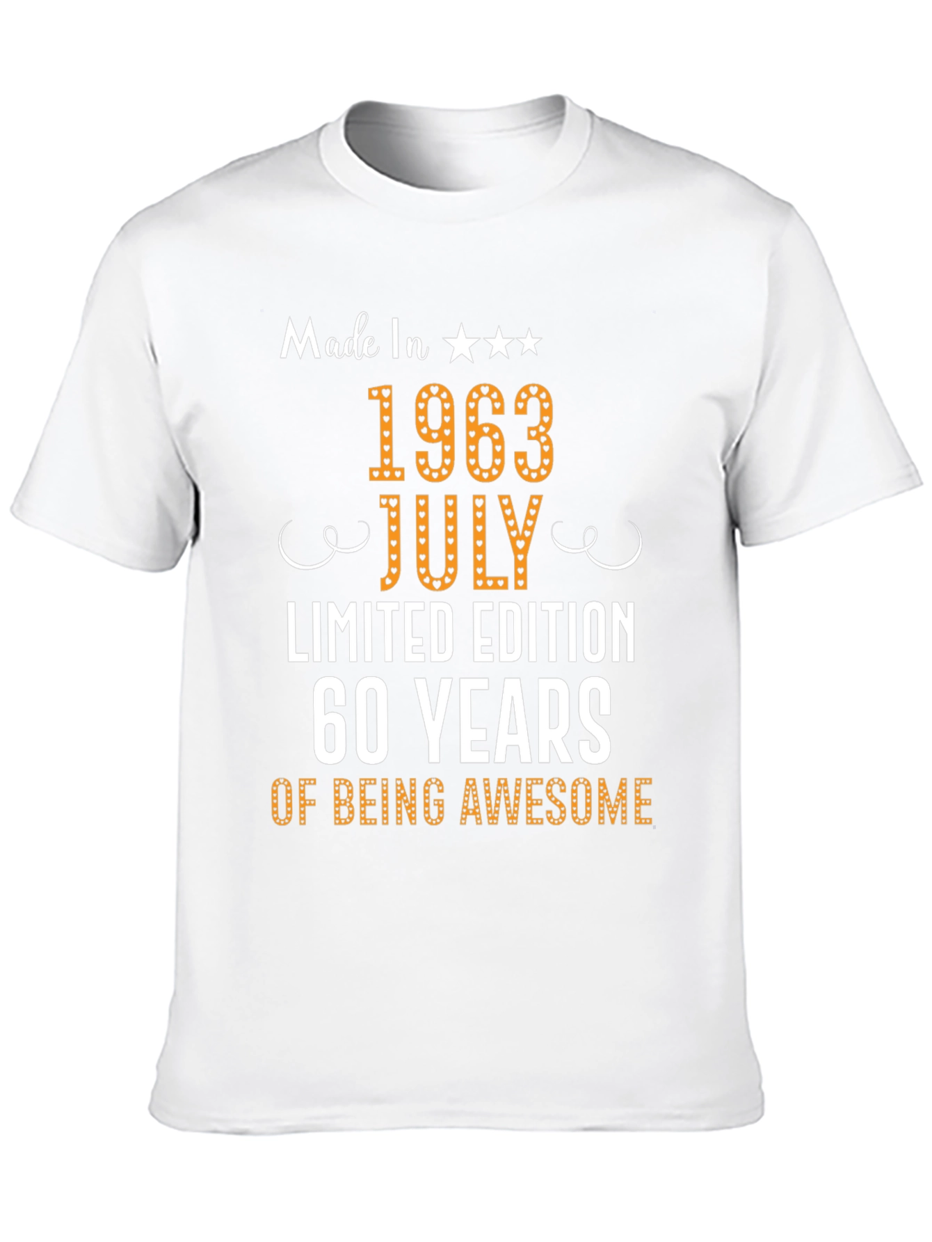Made in 1963 July T-Shirt - 60 Years Awesome!