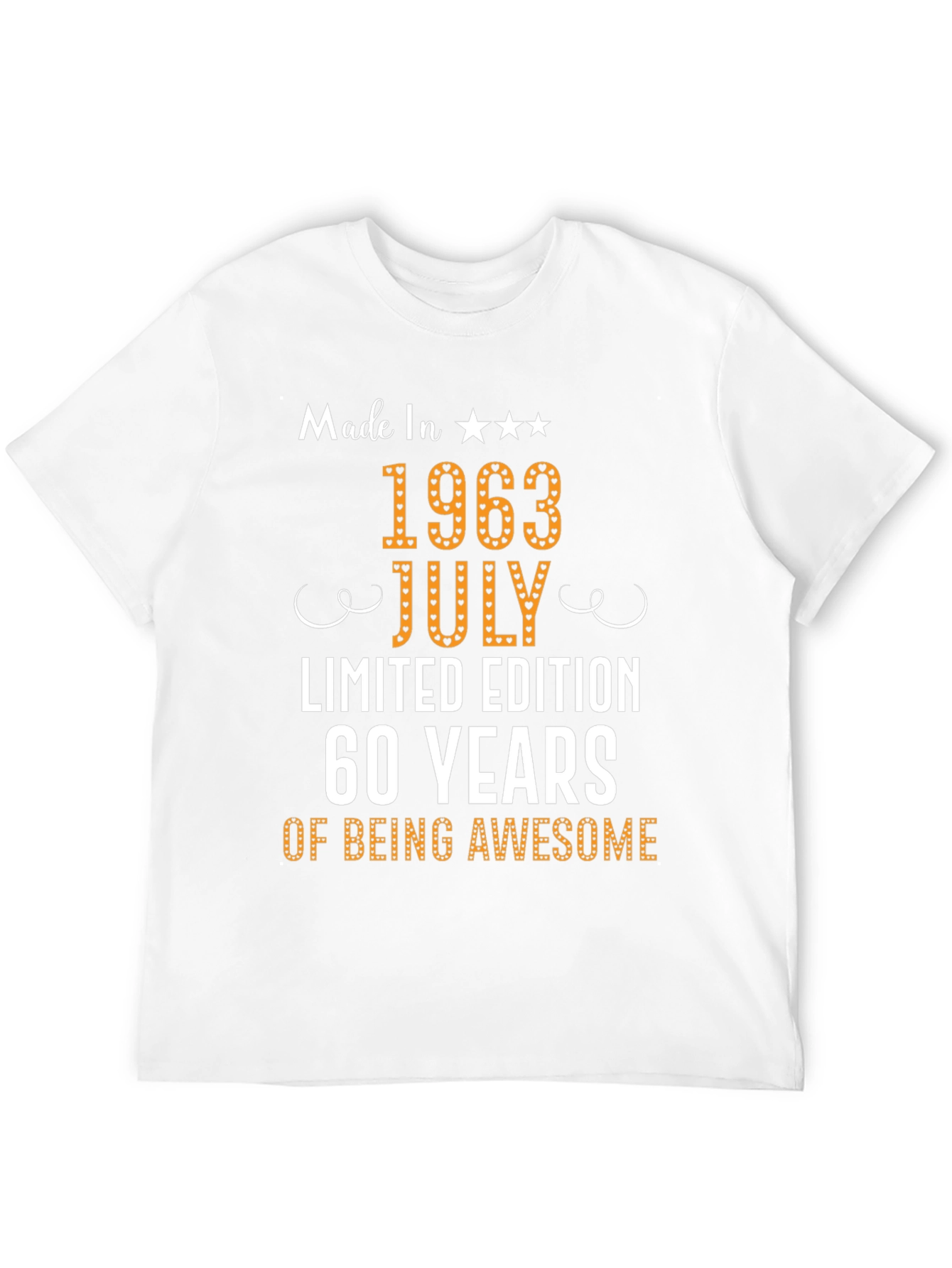 Made in 1963 July T-Shirt - 60 Years Awesome!