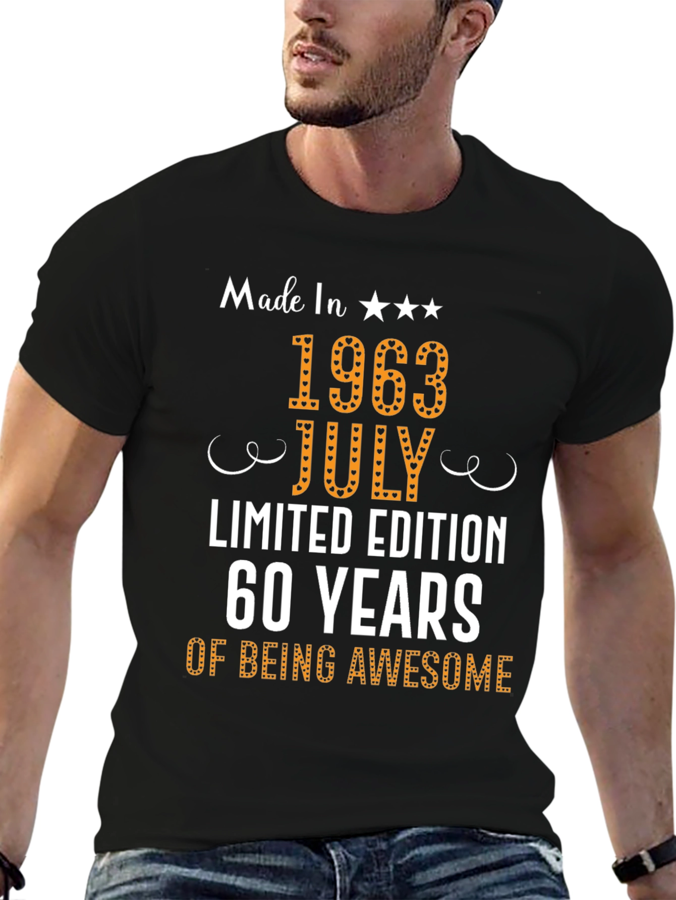 Made in 1963 July T-Shirt - 60 Years Awesome!