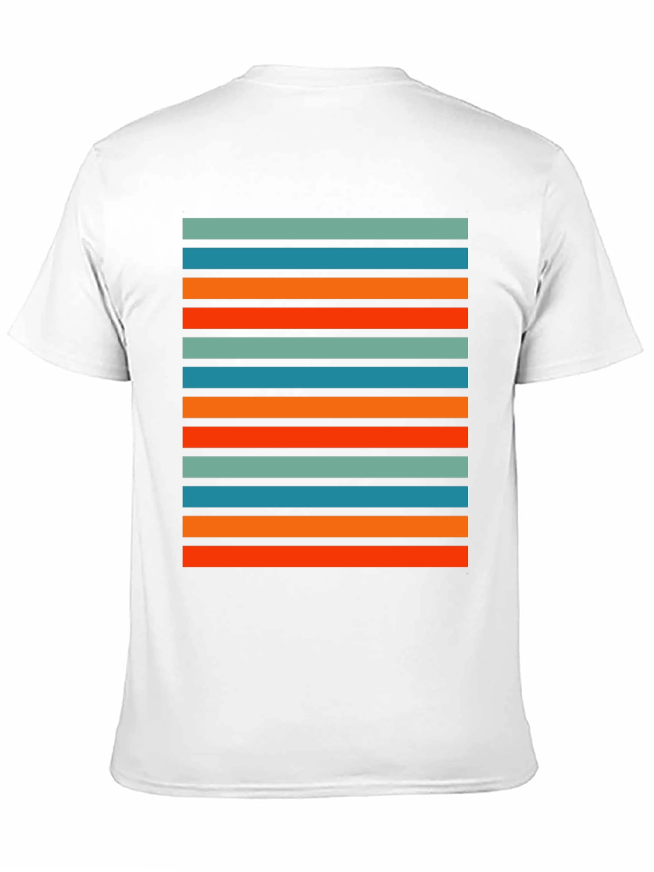 Retro Stripe Graphic T-Shirt