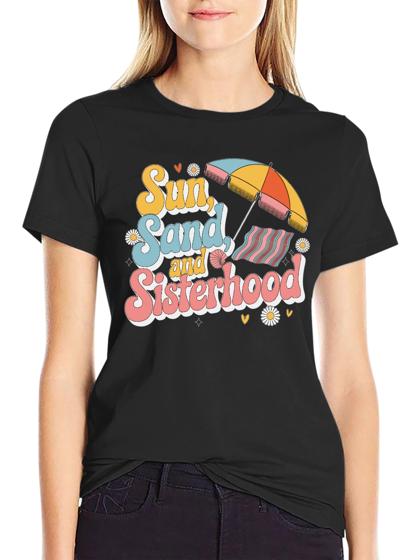 Sun Sand and Sisterhood Graphic Tee