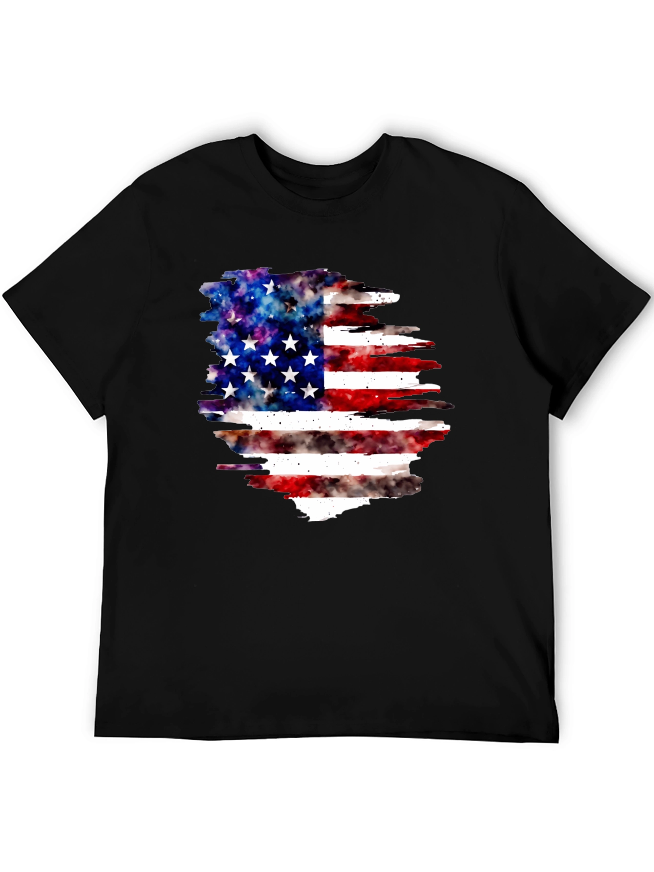 American Flag Galaxy T-Shirt Patriotic USA Tee