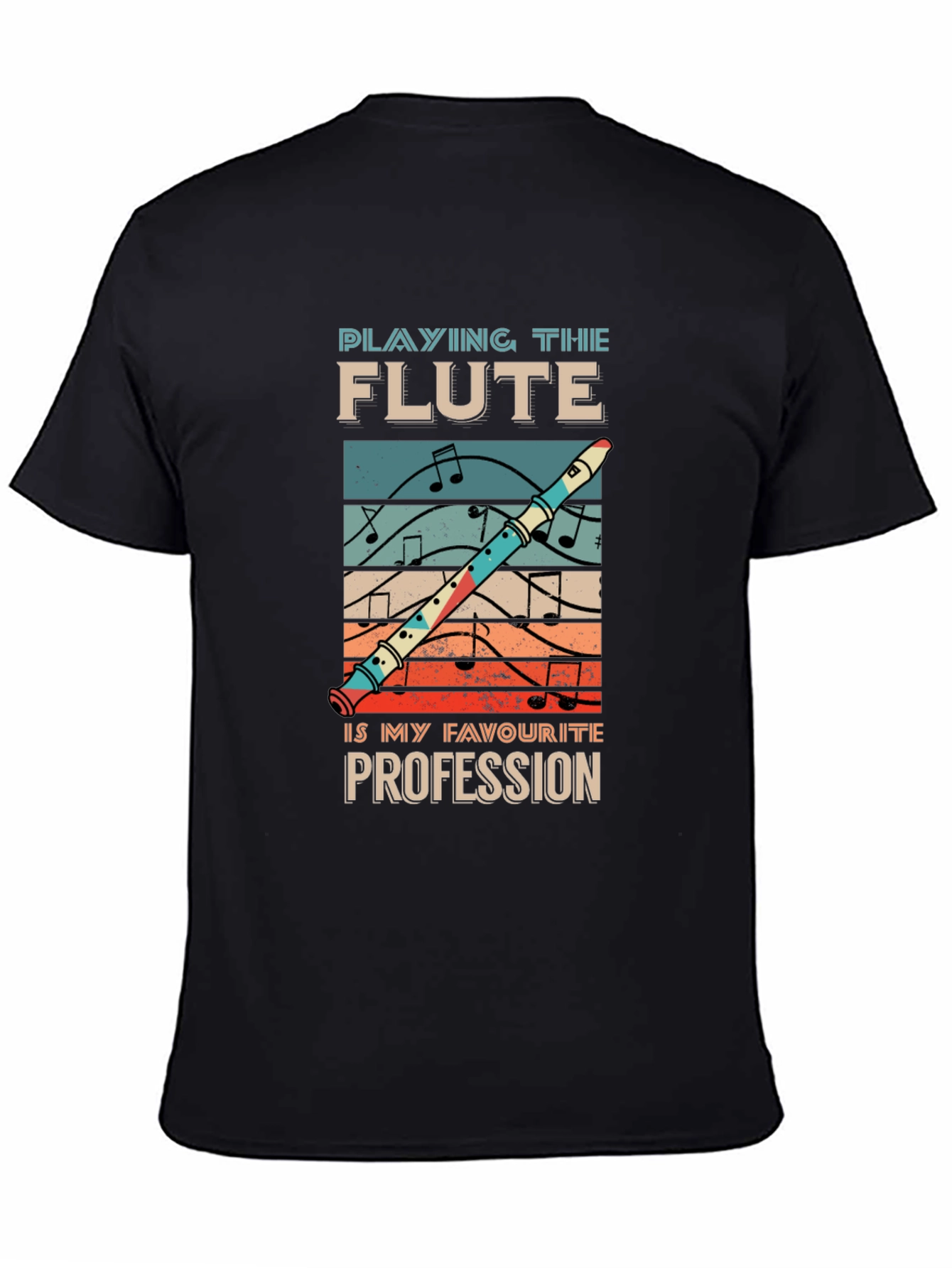 Flute Profession T-Shirt Music Lover Tee