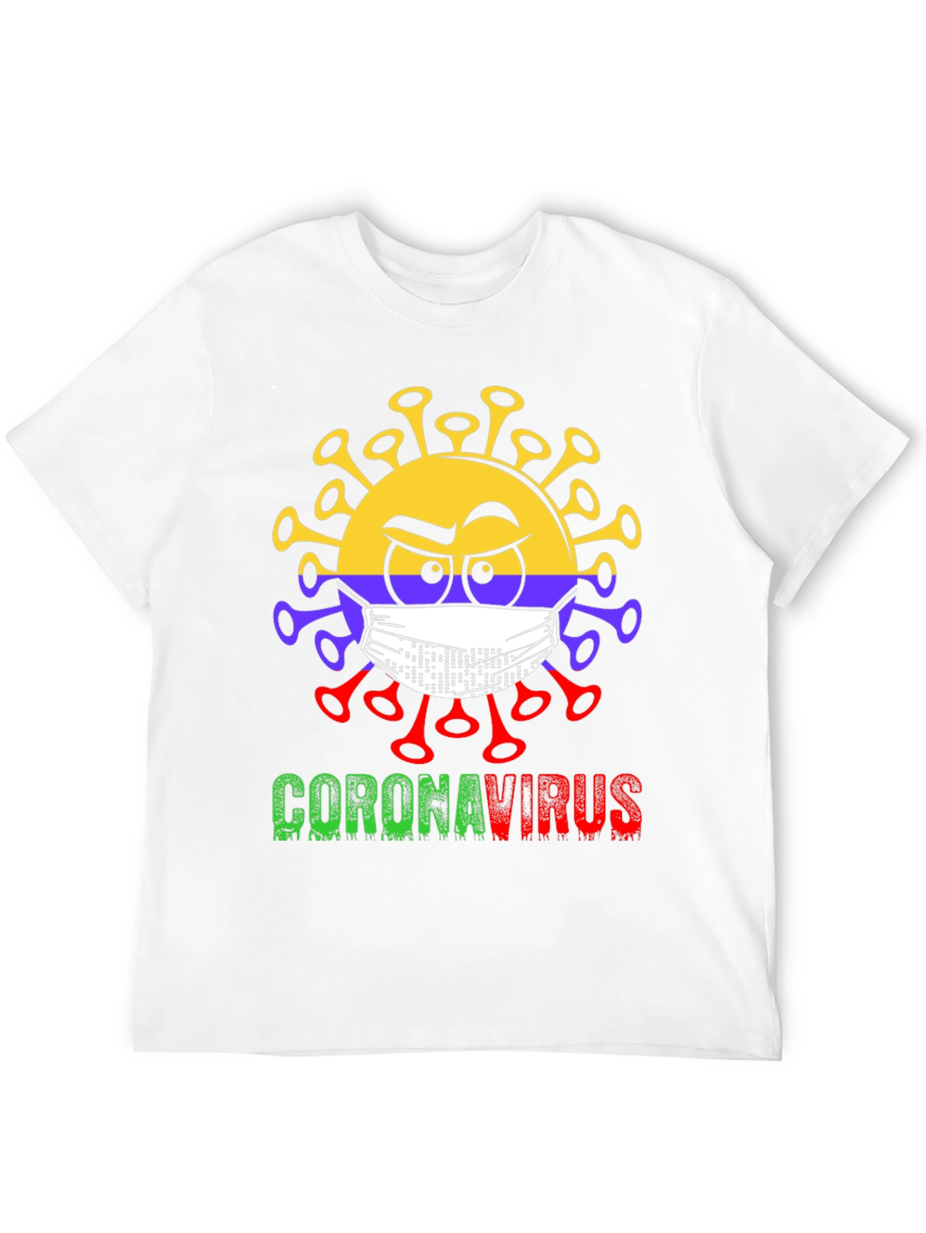 Coronavirus Graphic T-Shirt - Novelty Design
