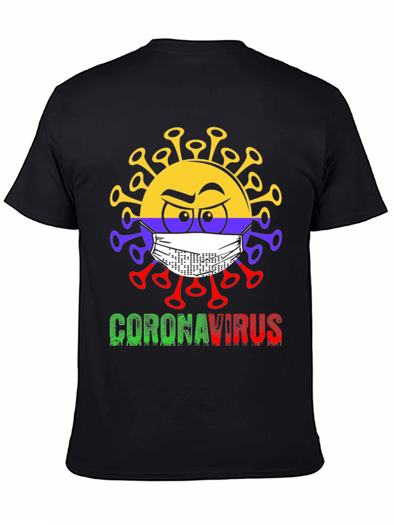 Coronavirus Graphic T-Shirt - Novelty Design