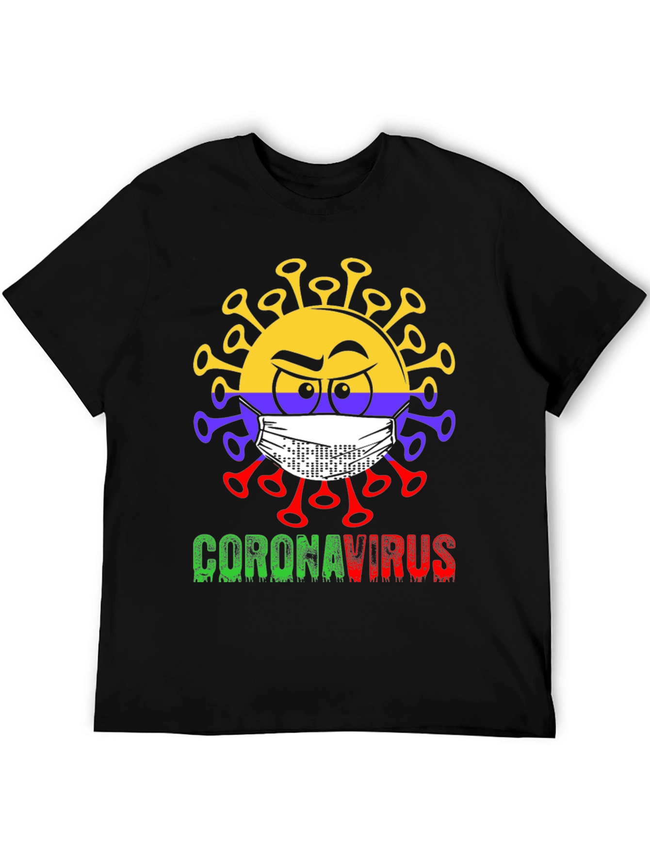 Coronavirus Graphic T-Shirt - Novelty Design