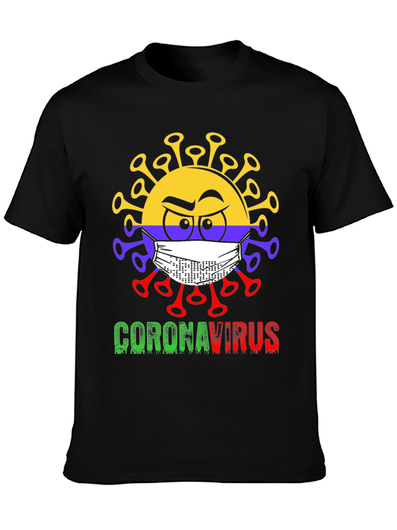 Coronavirus Graphic T-Shirt - Novelty Design