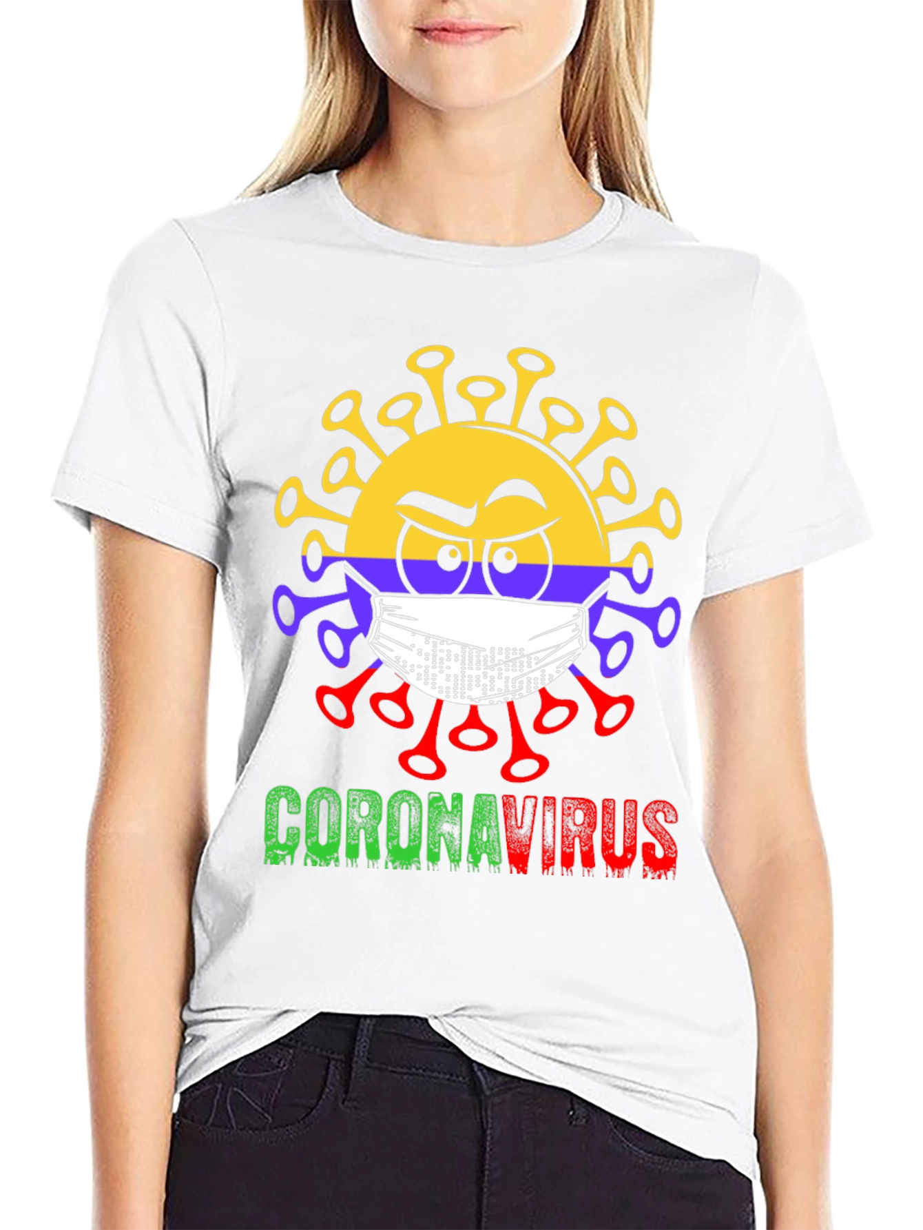 Coronavirus Graphic T-Shirt - Novelty Design