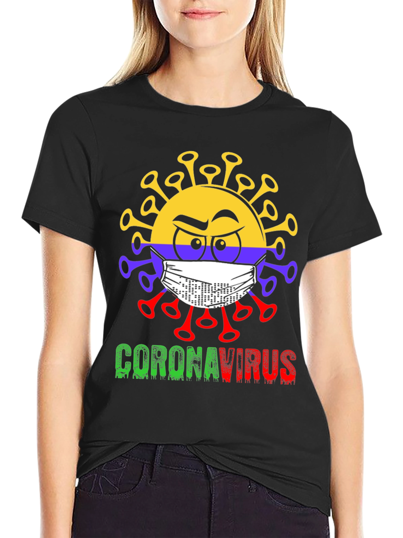 Coronavirus Graphic T-Shirt - Novelty Design