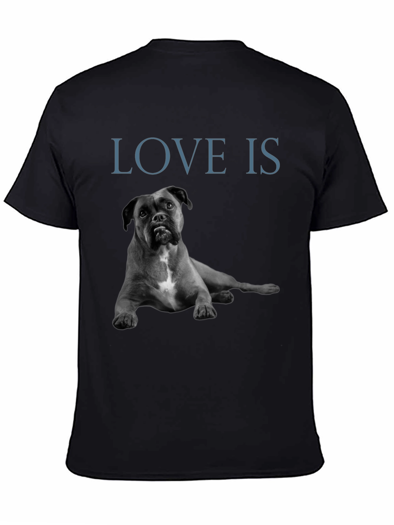Love Is Boxer Dog Graphic T-Shirt